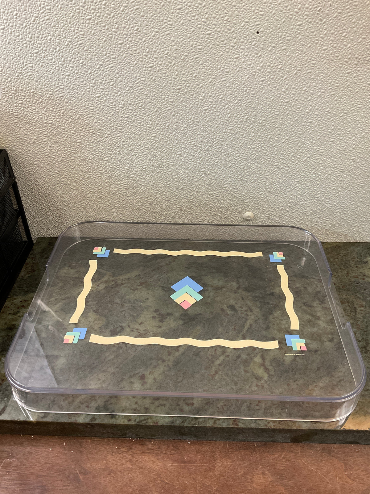 Vintage 1986 Quest Design Group Serving Tray