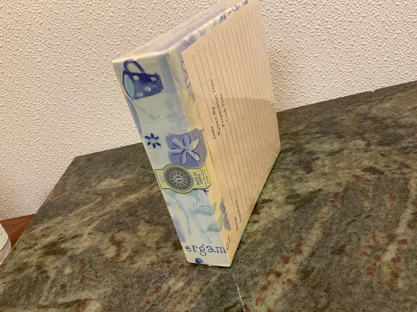 Recipe Cards & Pencil Book
