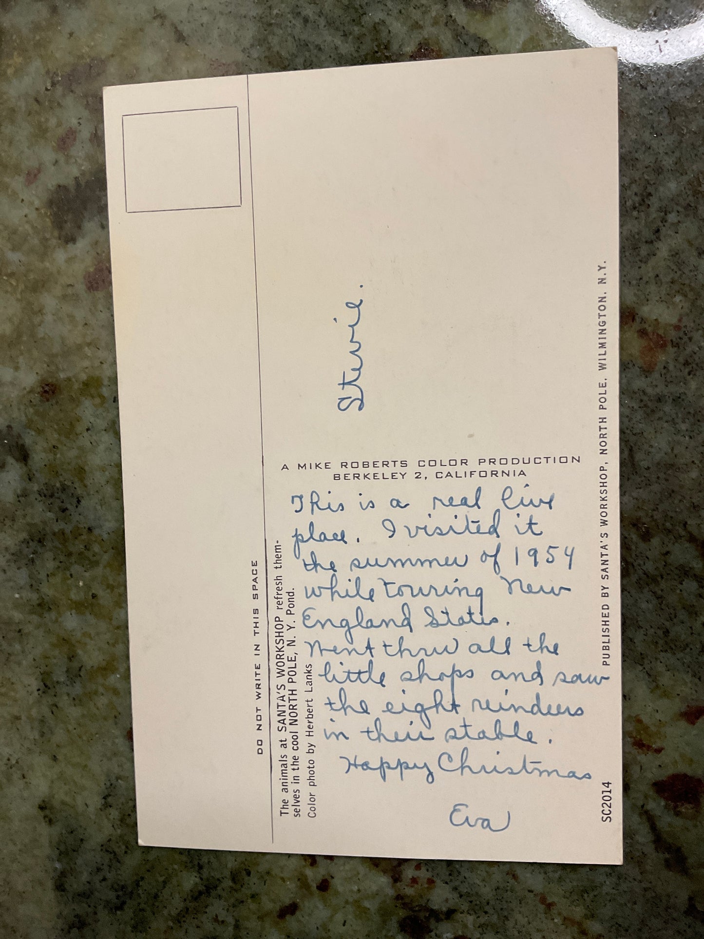 Vintage Post Card