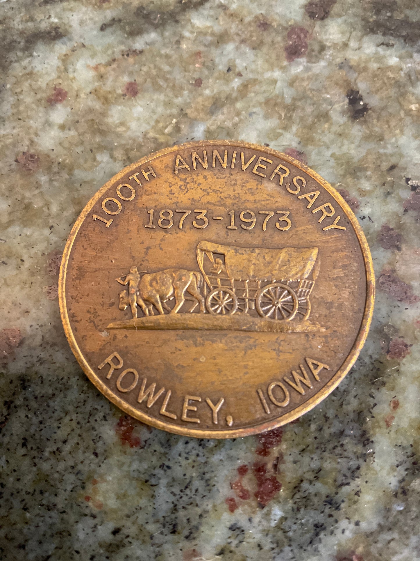 Rowley IA 100th Anniversary Coin 1973