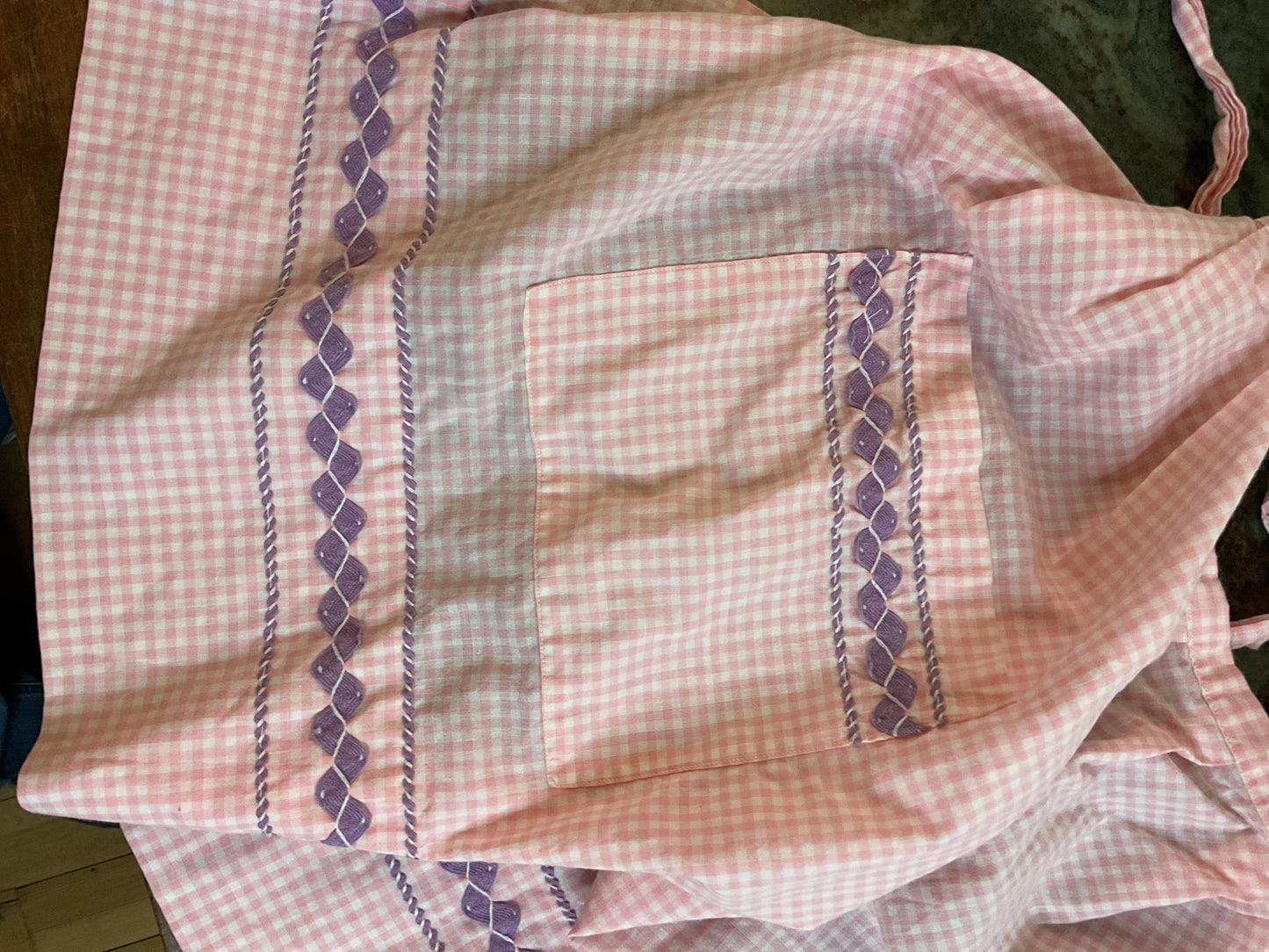 Vintage Waist Apron with Pocket