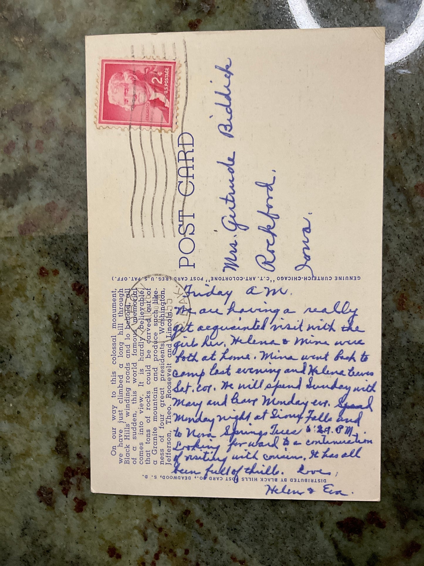 Vintage Post Card