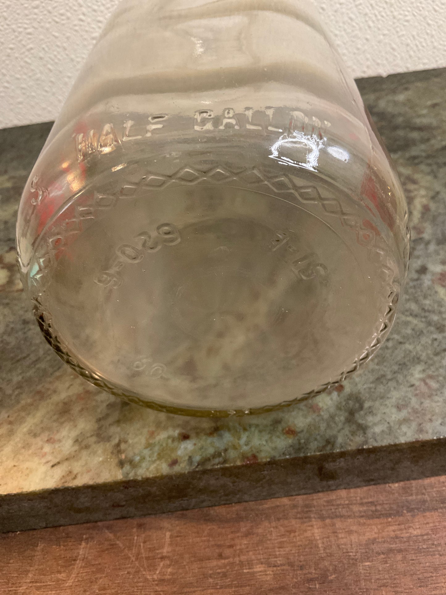 Independence Dairy Half Gallon Glass Jug