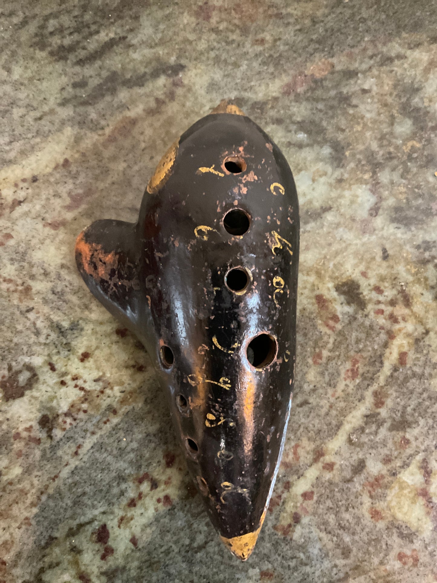 Vintage Ceramic Ocarina