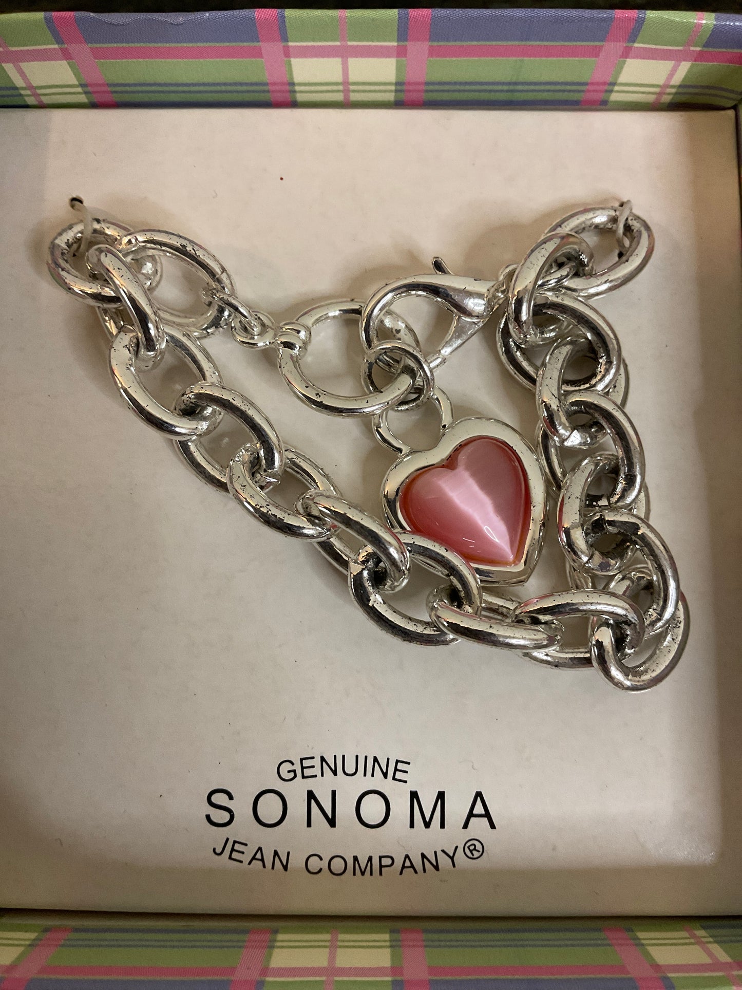Pink Heart Bracelet