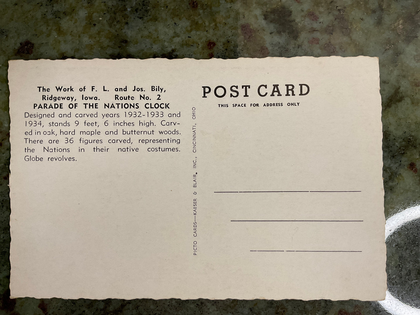 Vintage Post Card
