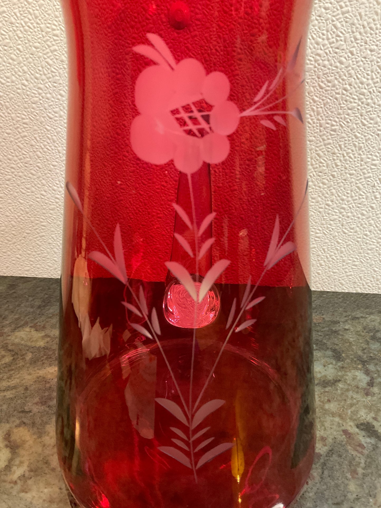 MCM Ruby Cranberry Cocktail Set