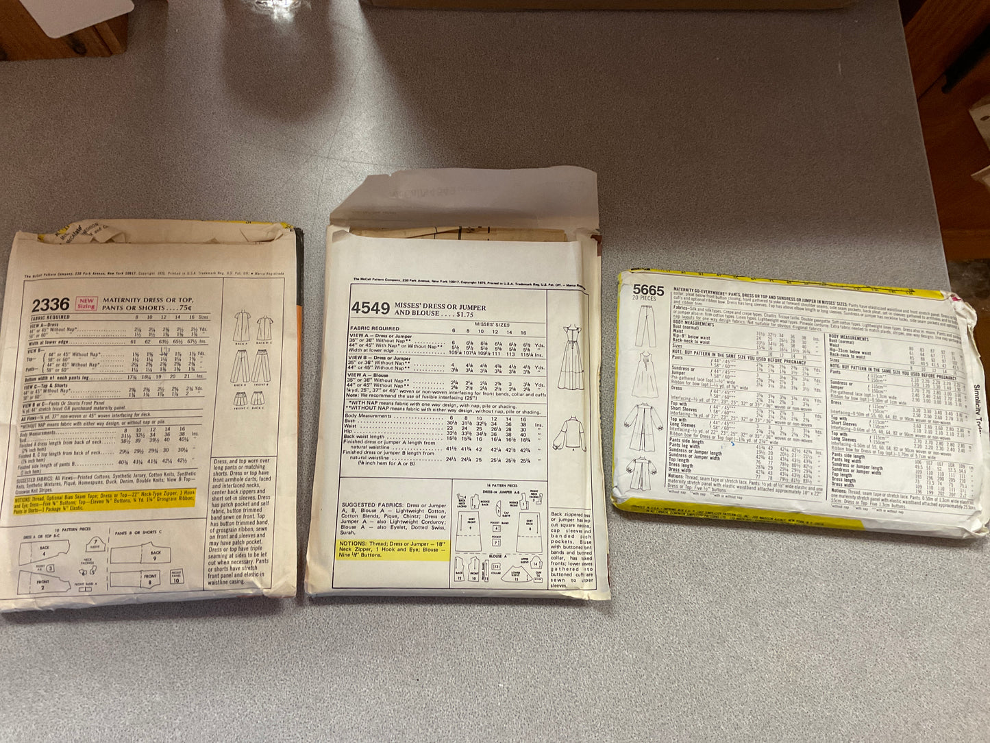 Bundle of 3 Sewing Patterns