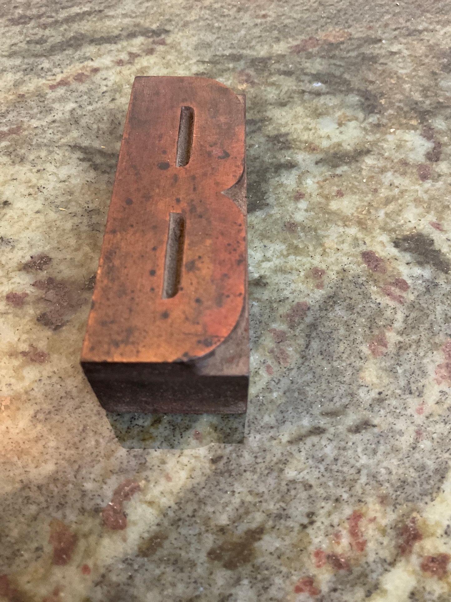 Printers Block “ Letter B”