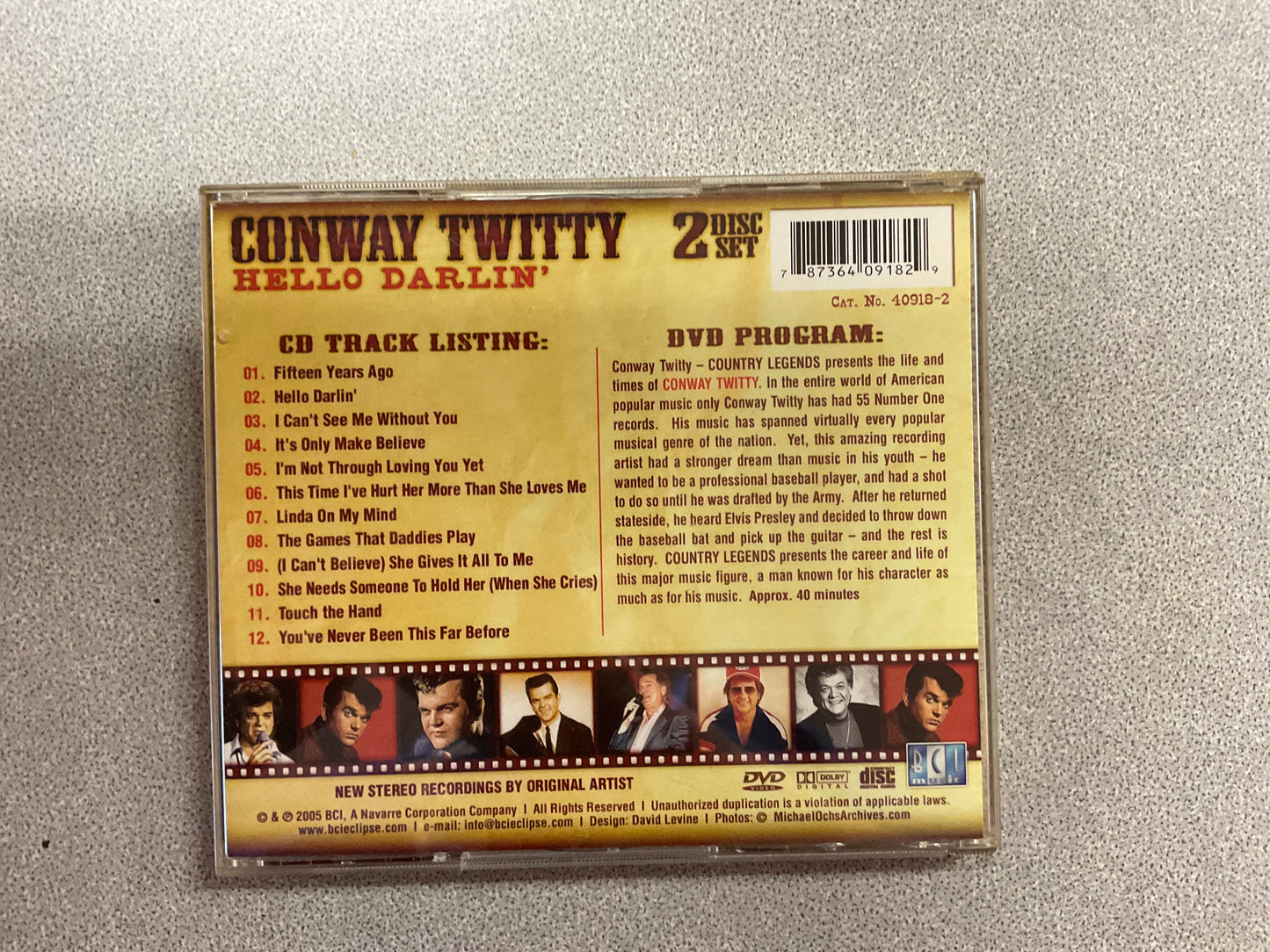 CD 2Disc Set Conway Twitty Hello Darlin’