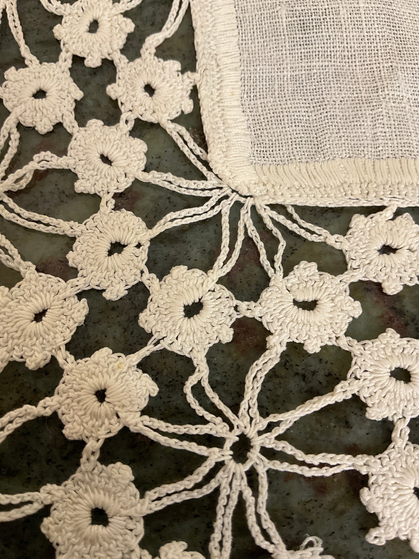 Vintage Square Doily