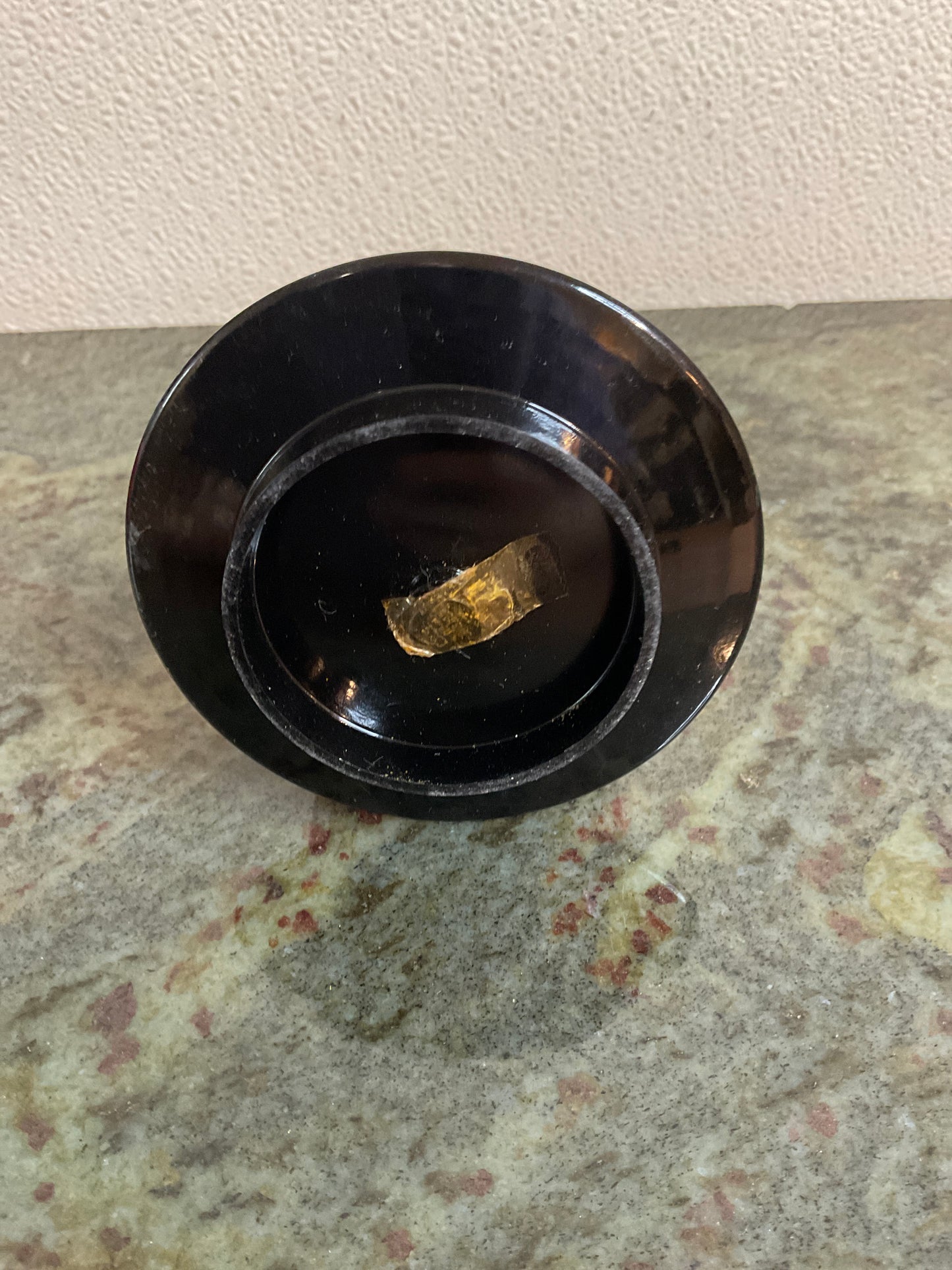 Dark Red Candle With Base