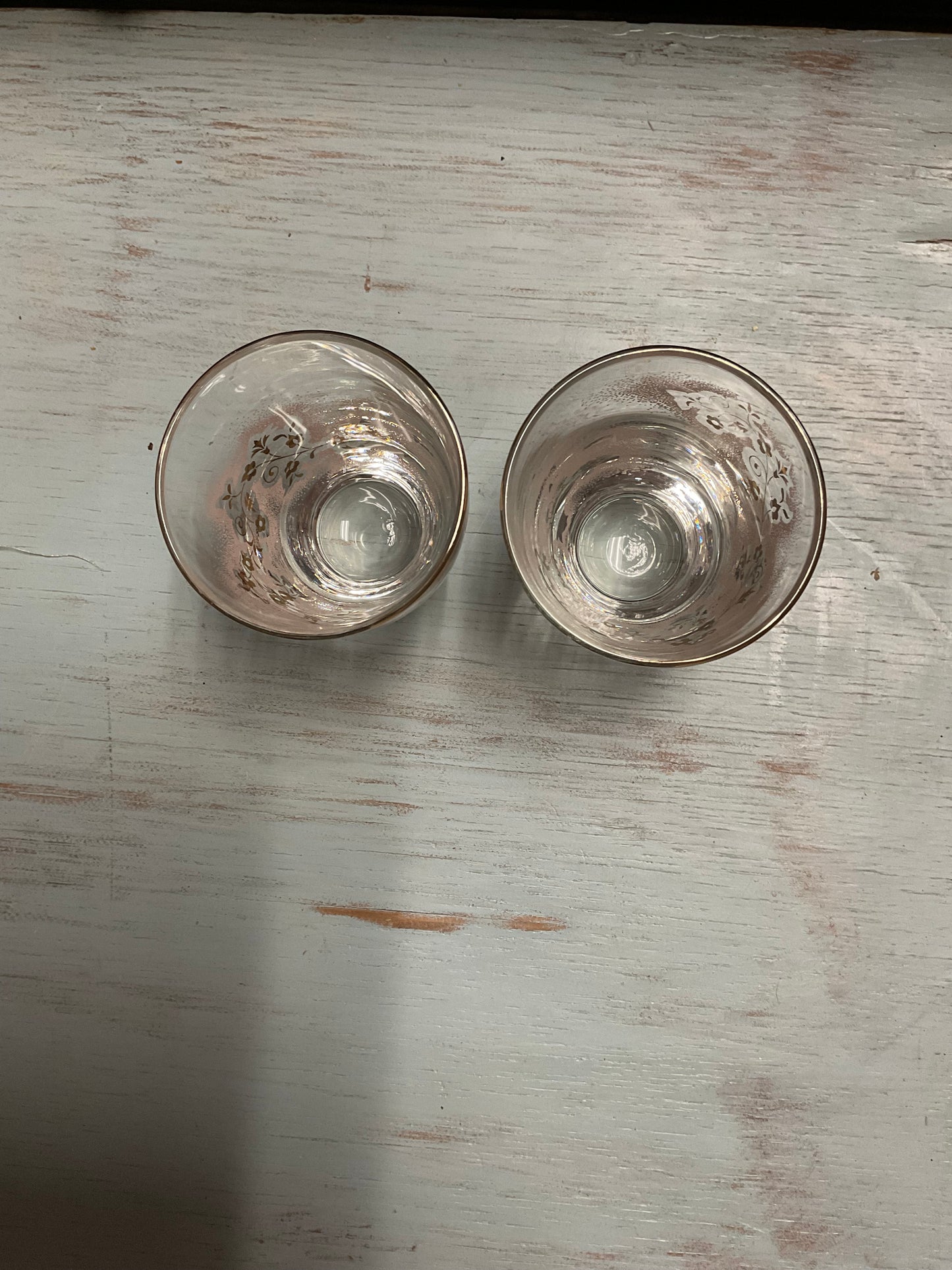Libbey Pink & Gold Dutchess Tumblers Set of 2