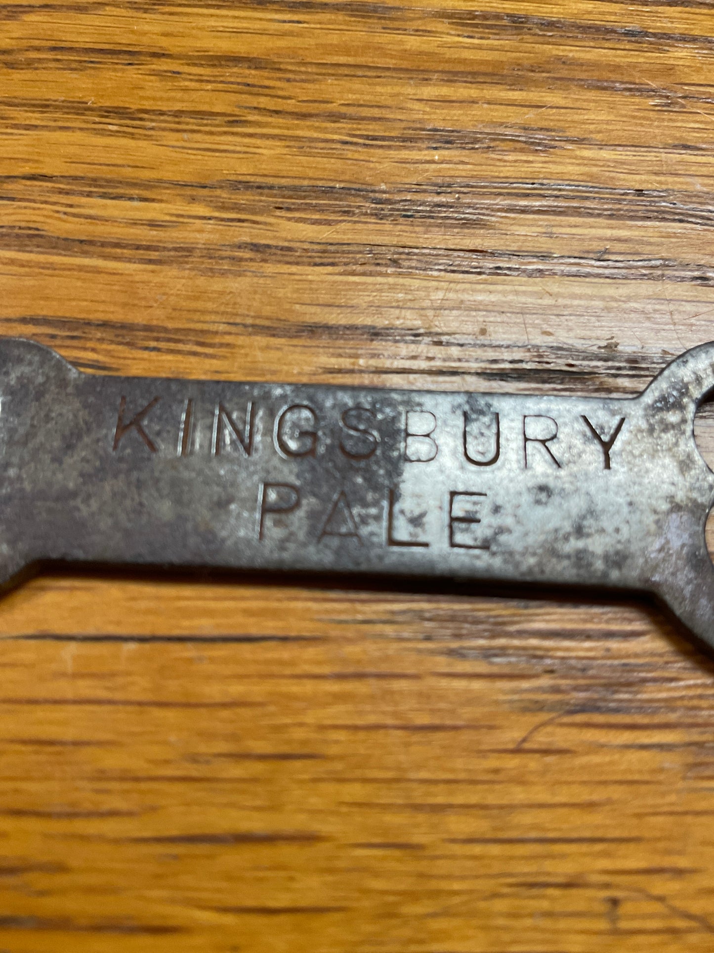 Vintage Kingsbury Pale Beer Bottle Opener