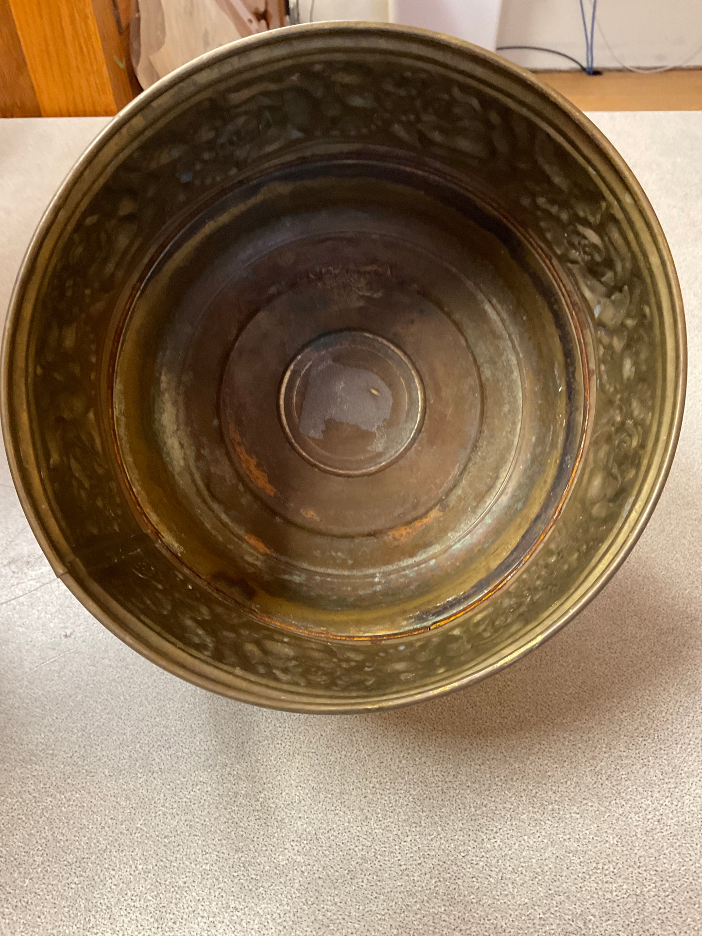 Vintage Metal Planter