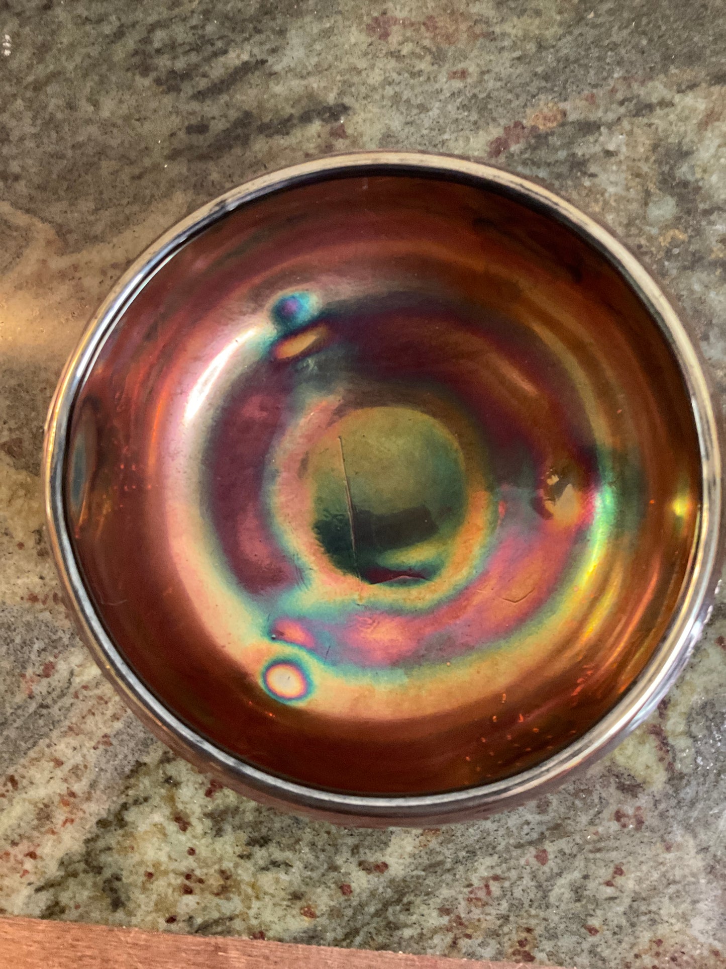 Vintage Fenton Grape Carnival Glass Bowl