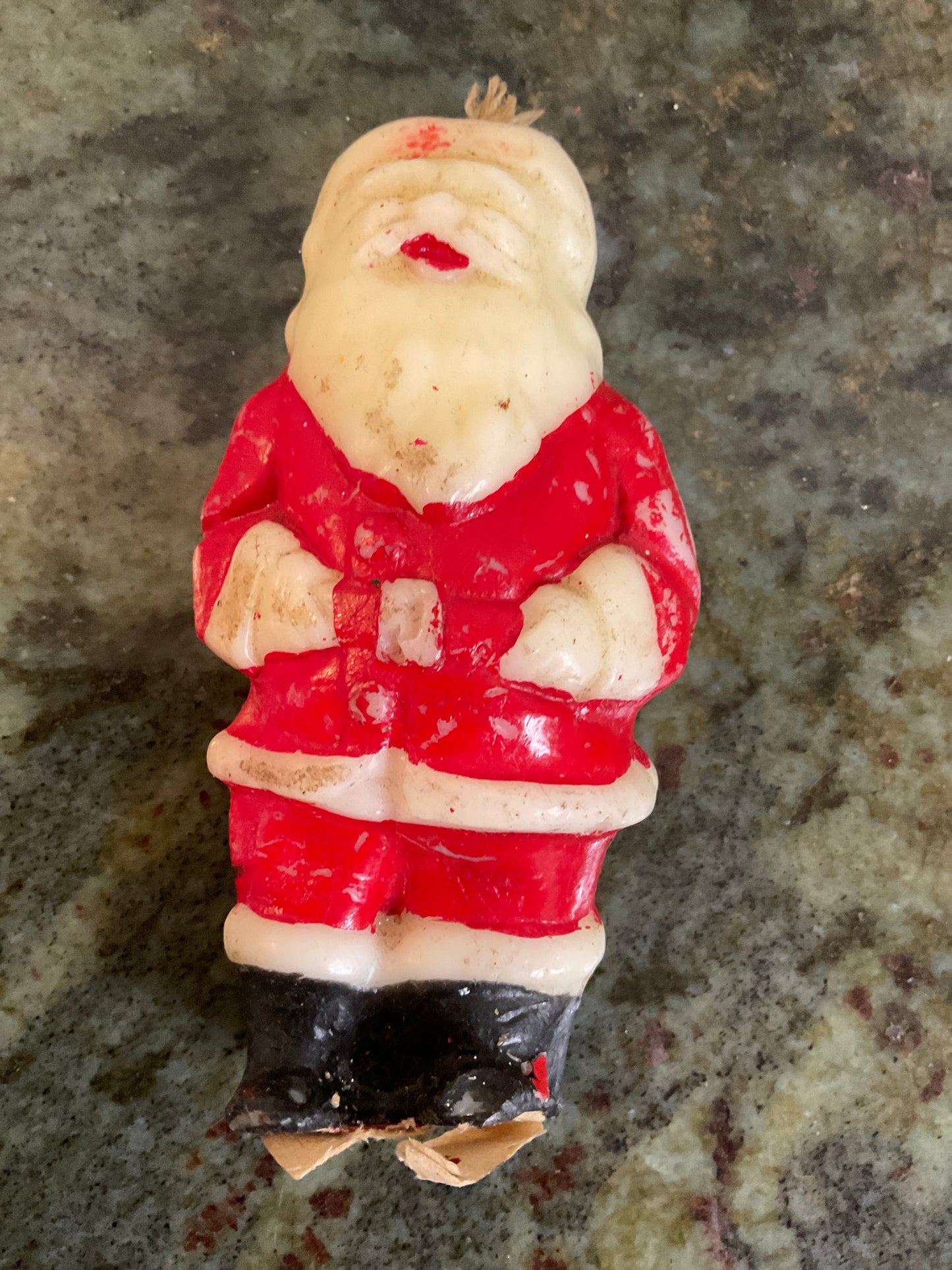 Tall Santa wax Candle