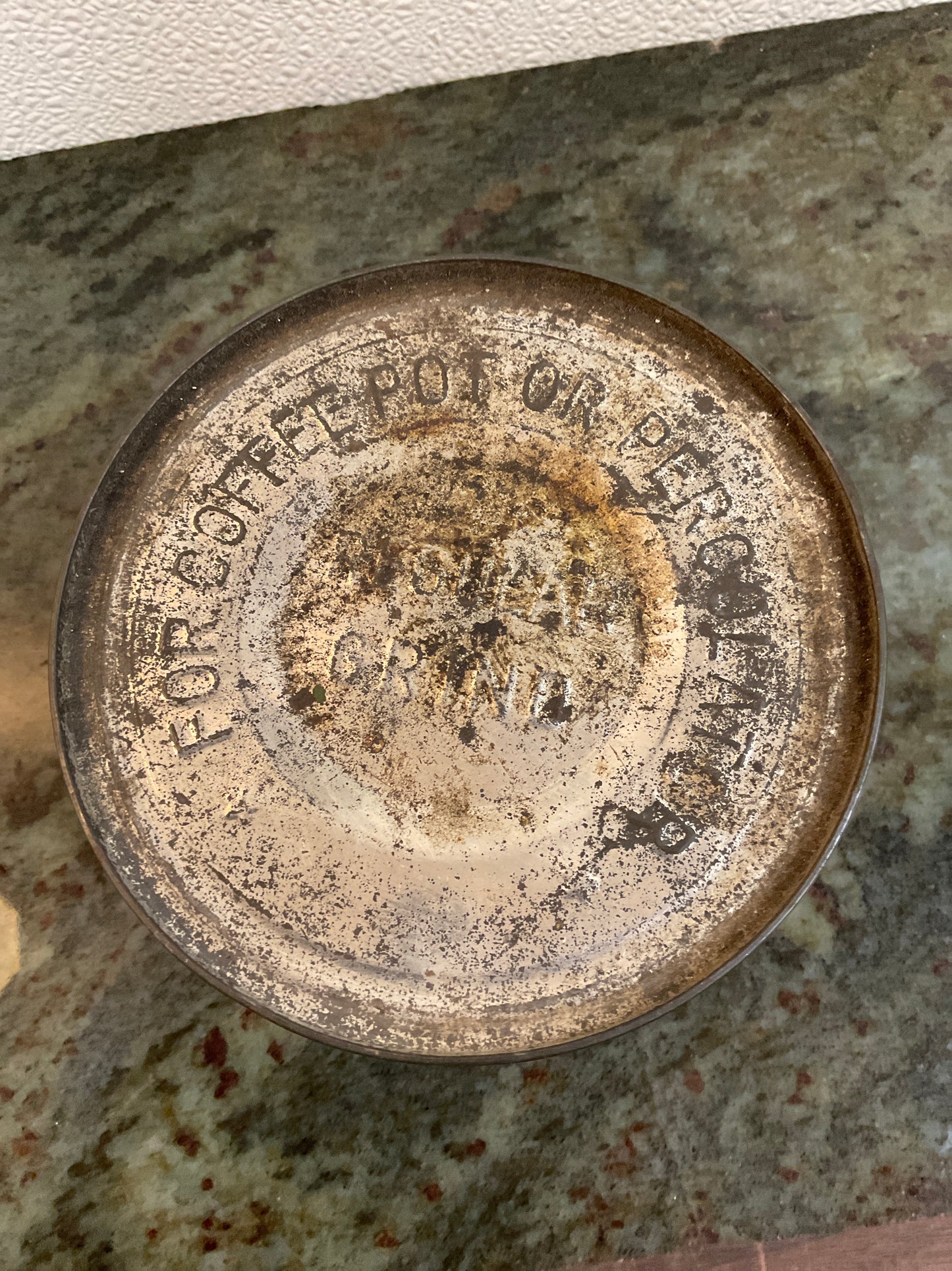 Vtg Folger’s 1950’s Tin