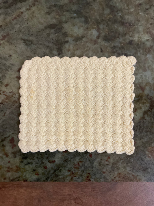 Vintage White Small Pot Holders