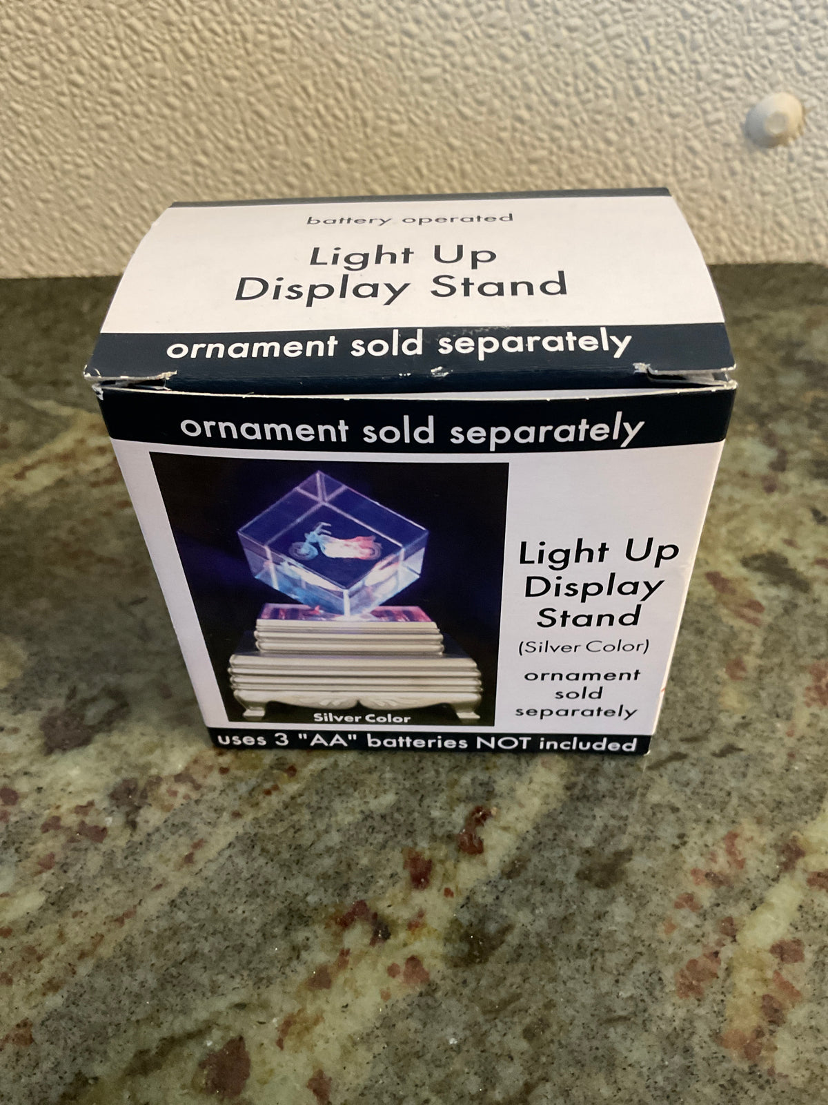 Light Up Display Stand (Silver Color)