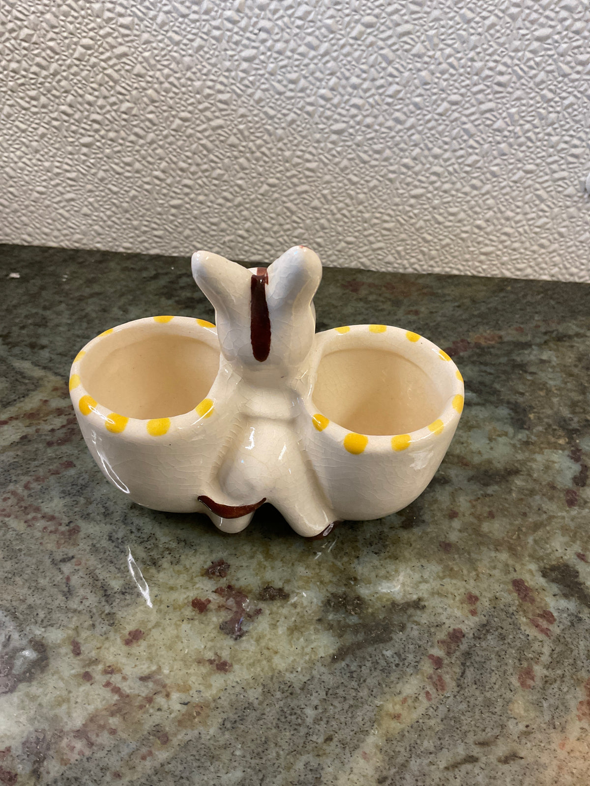 Vintage Pottery Egg Cup Holder