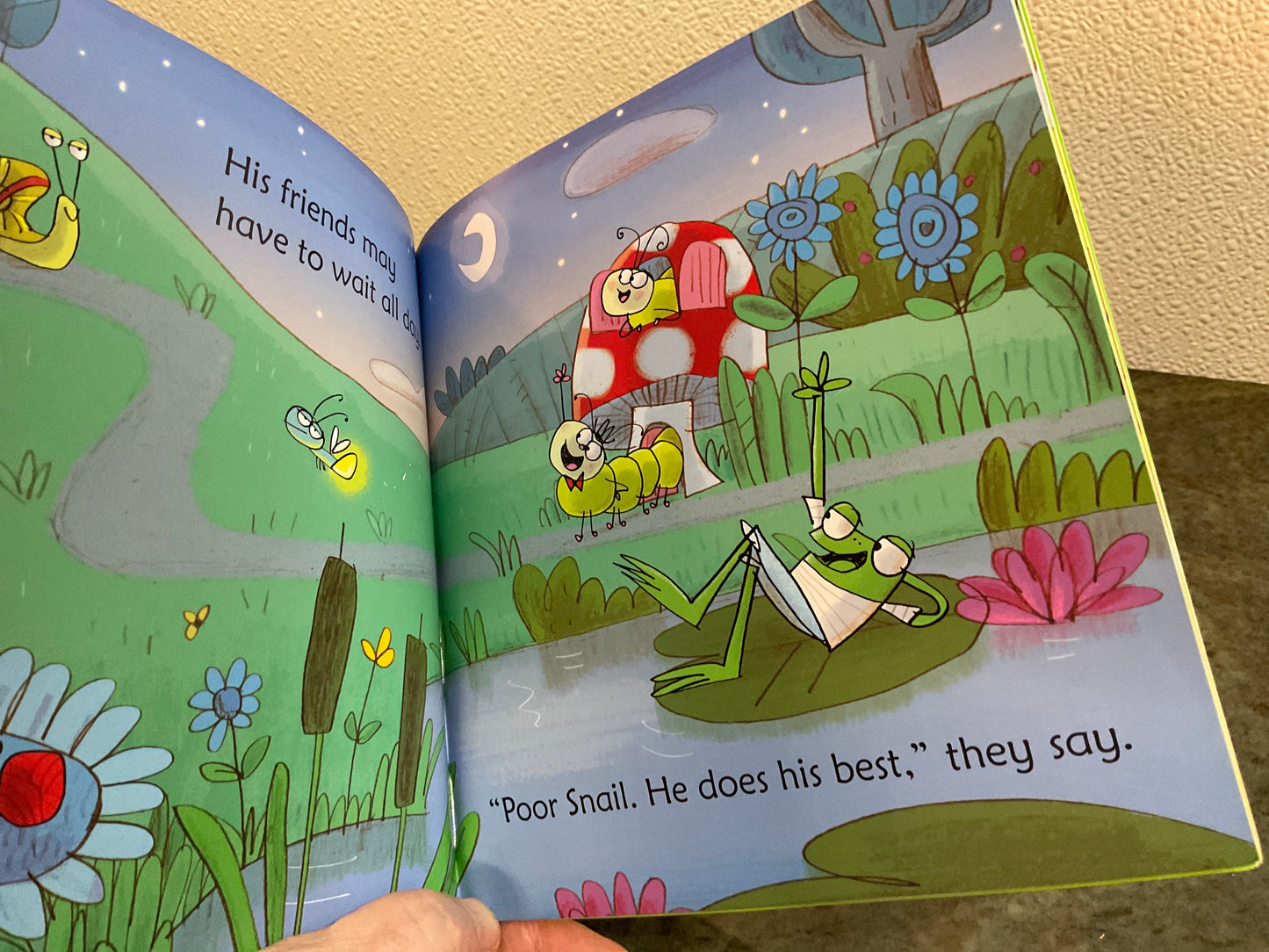 Snail brings…Book