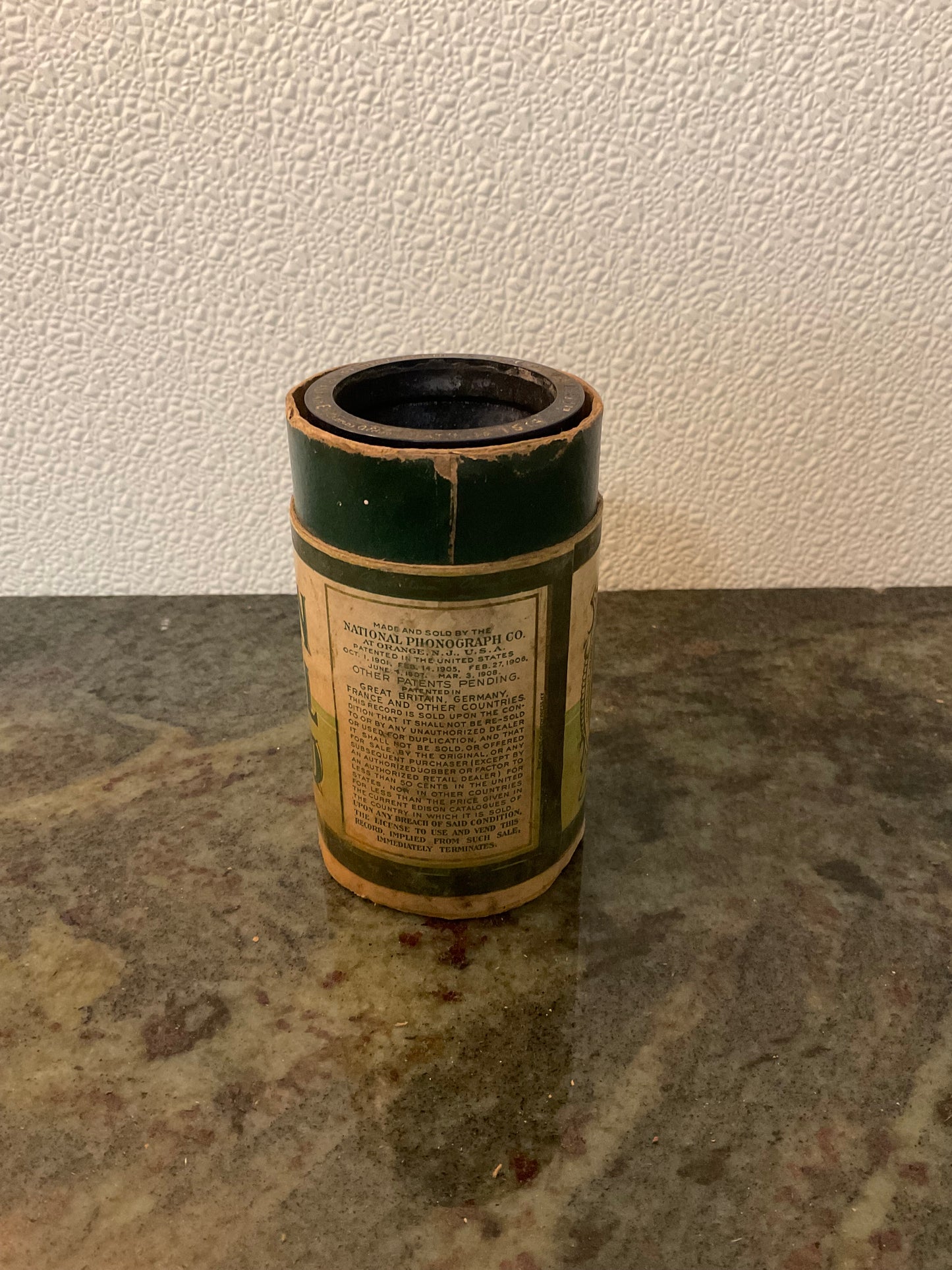Edison Phonograph Cylinder