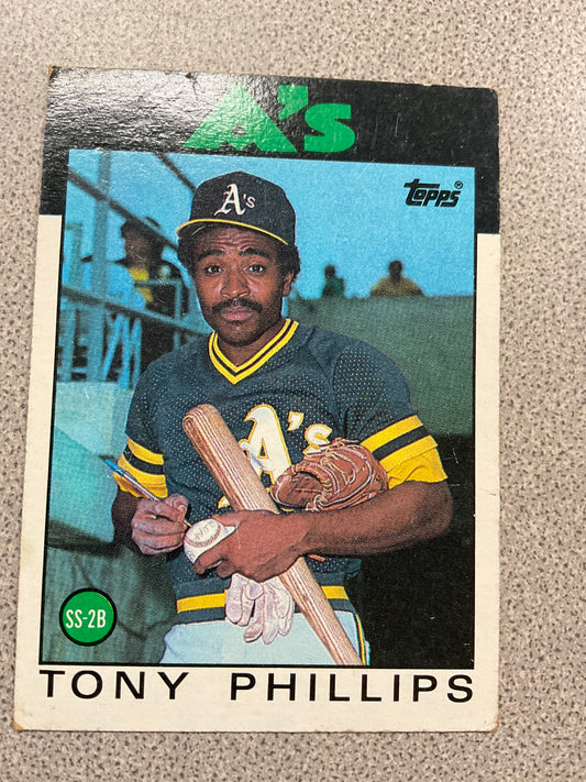Baseball Card Tony Phillips
