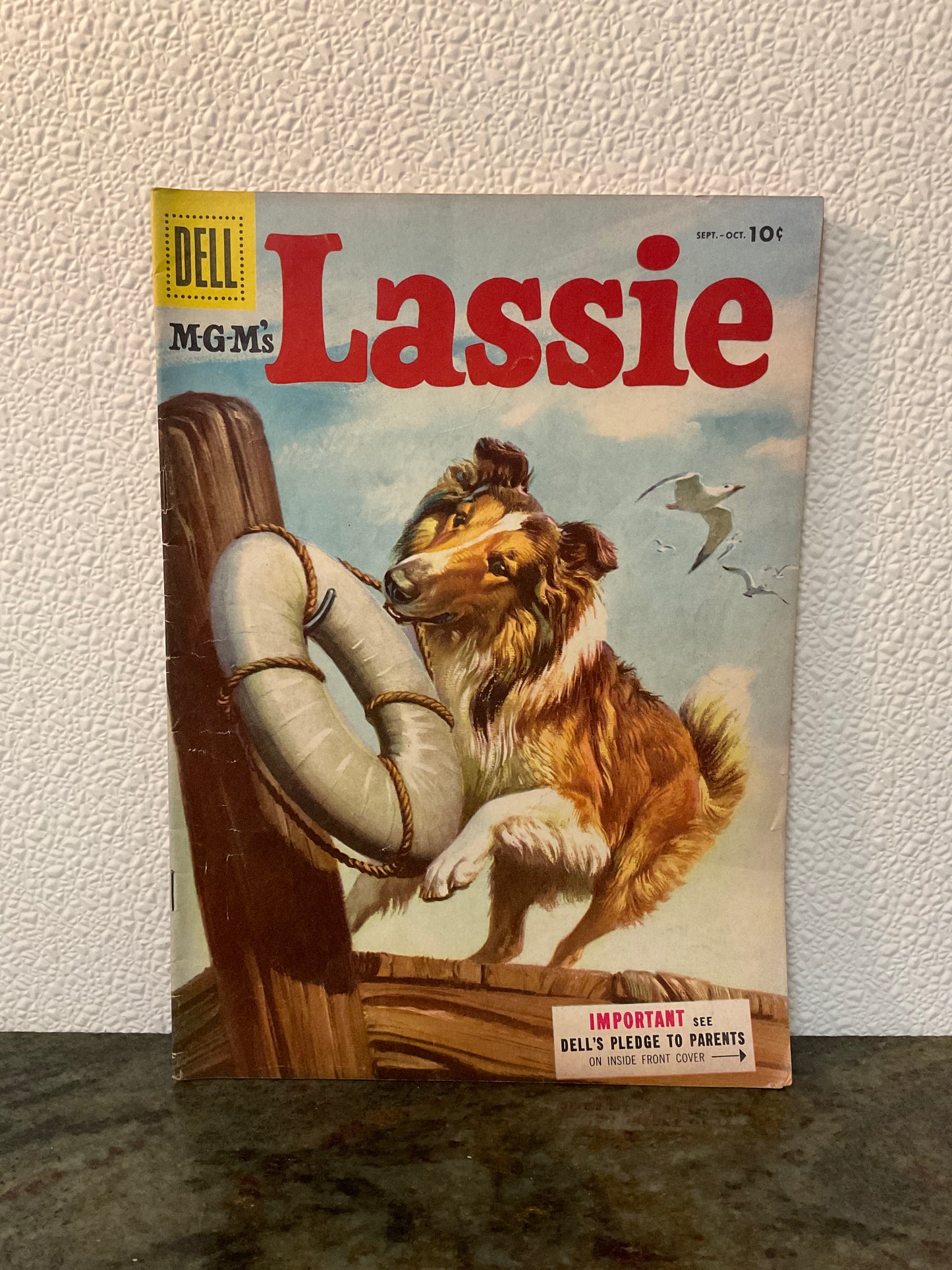 Lassie Sept. - Oct. 1955 Comic Book