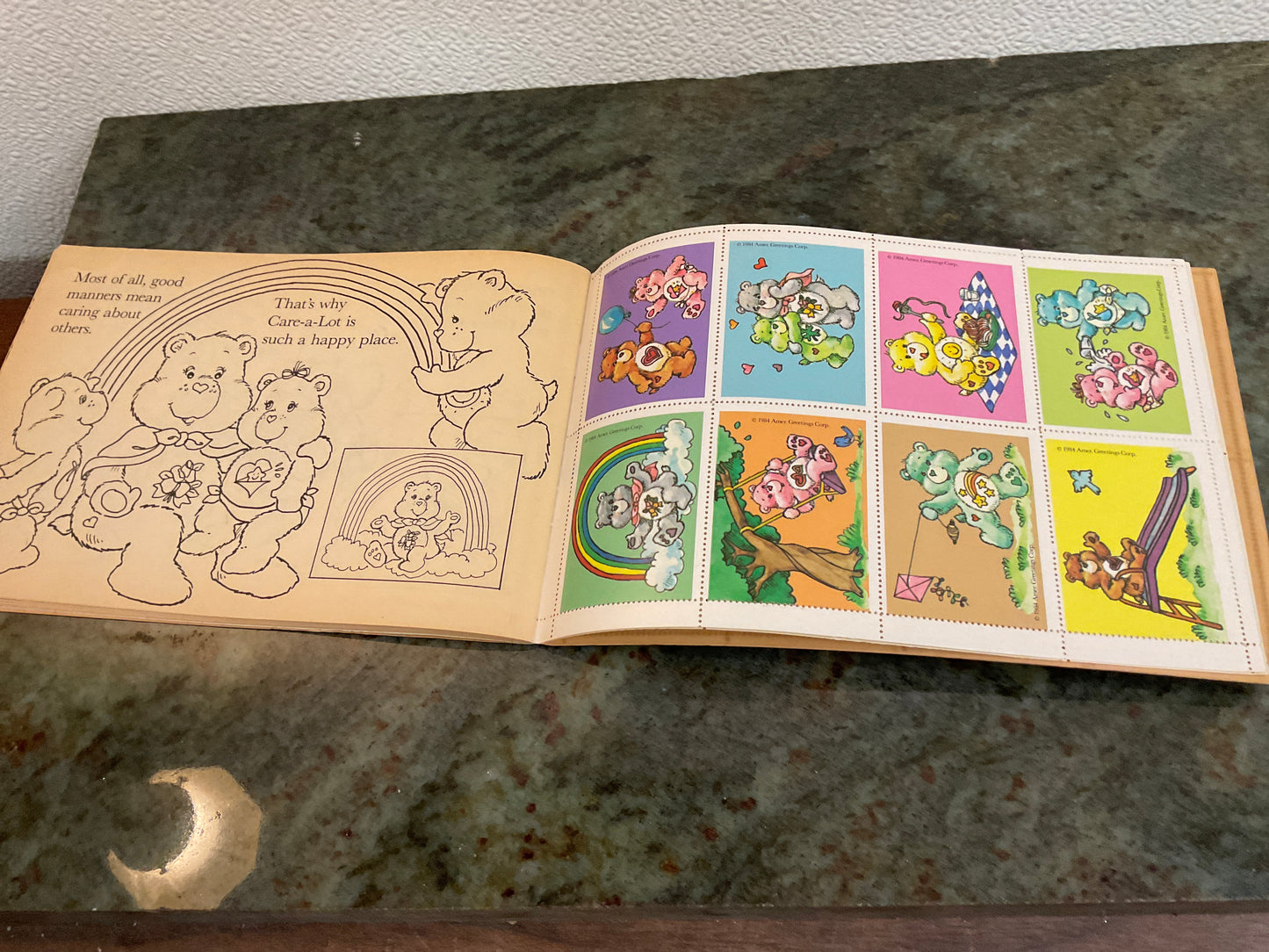 A Care Bear Sticker Book 1984