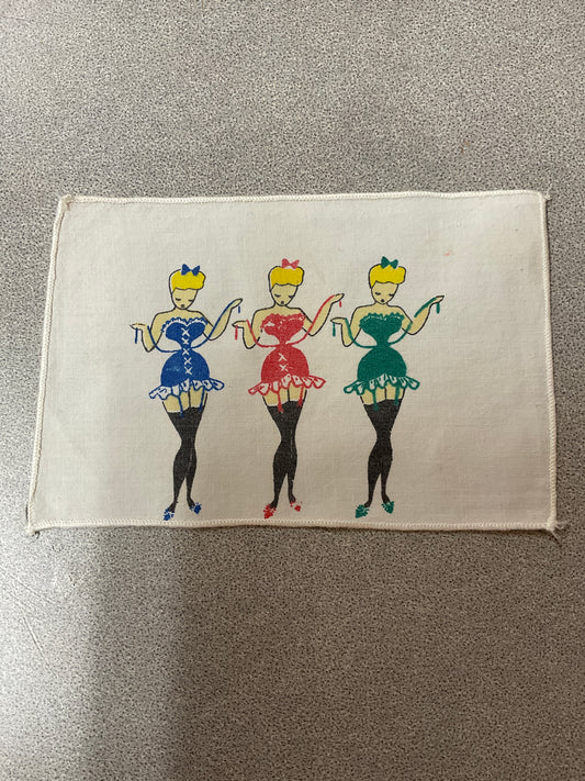 Vintage Ladies Cocktail Napkins