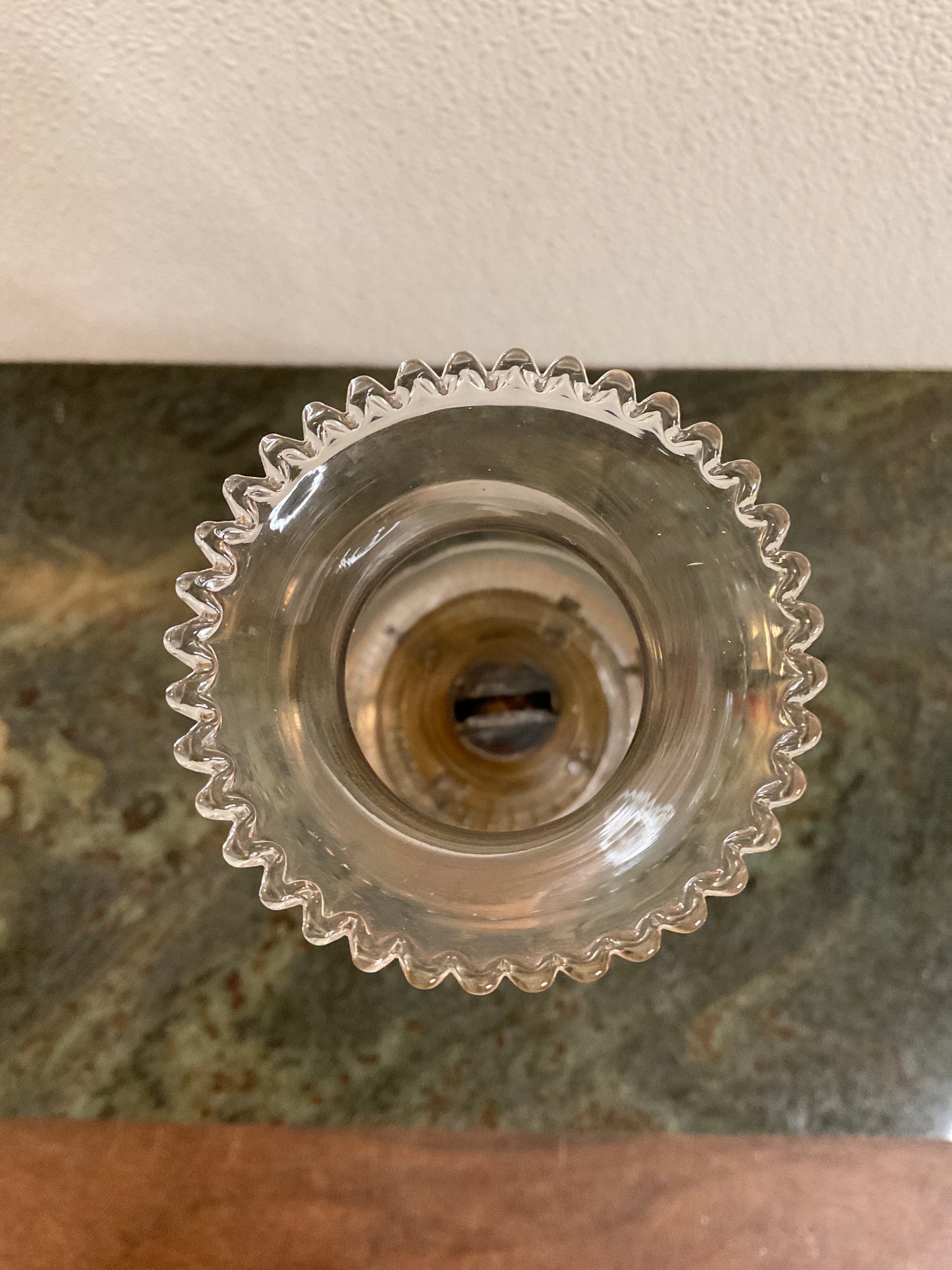 Antique	 Finger Oil Lamp