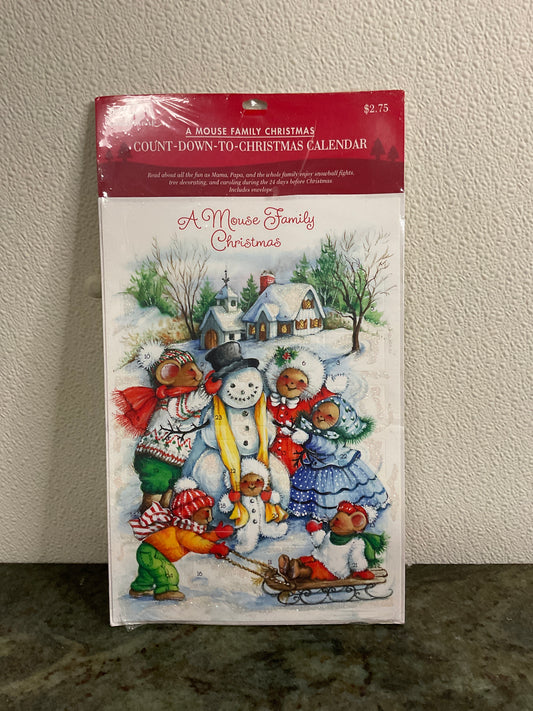 Vintage Hallmark Christmas Count Down Calendar
