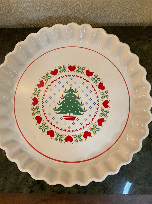 Vintage Quiche or Tart Baking Dish