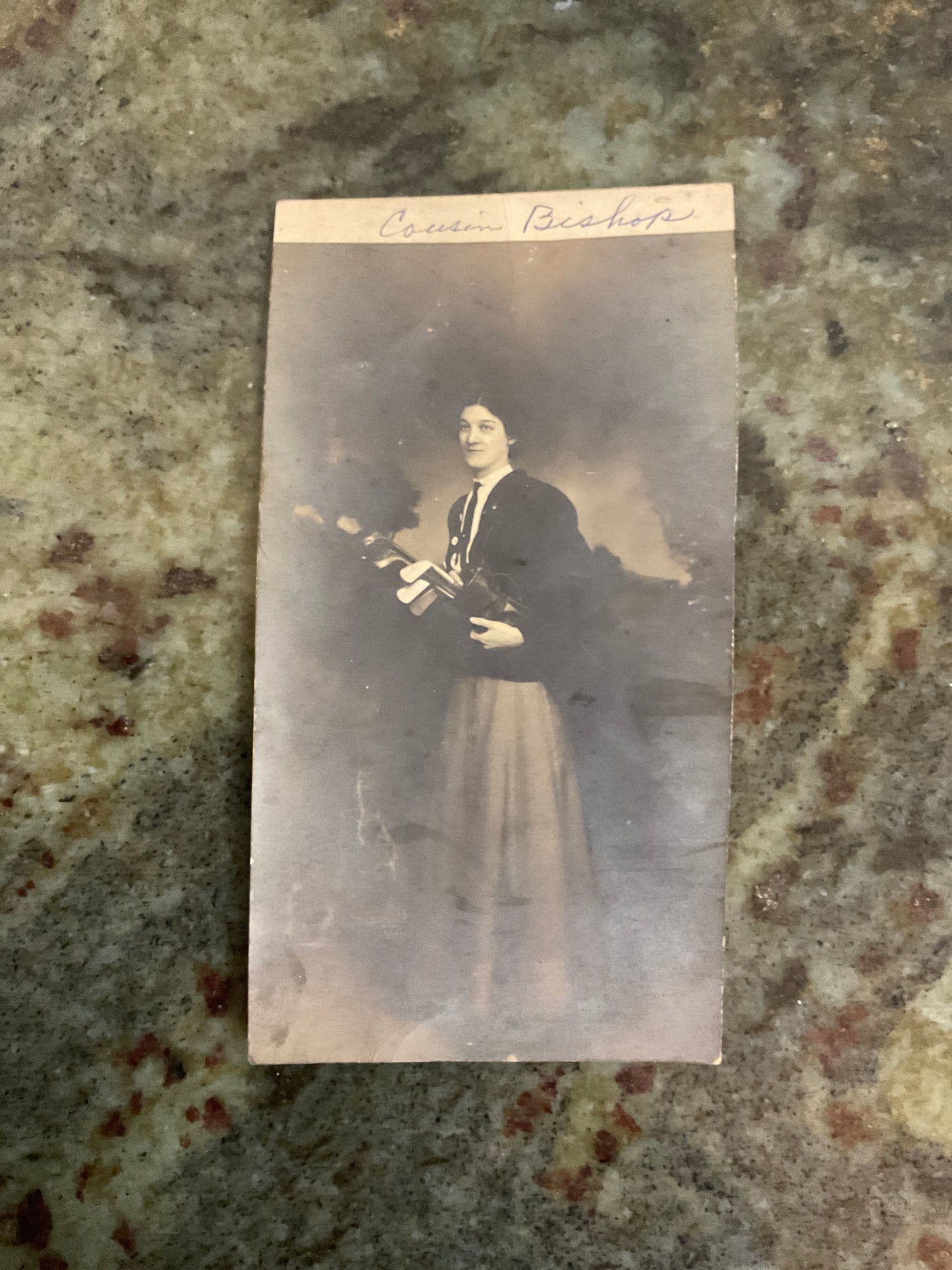 Cousin Bishop Vintage Postcard