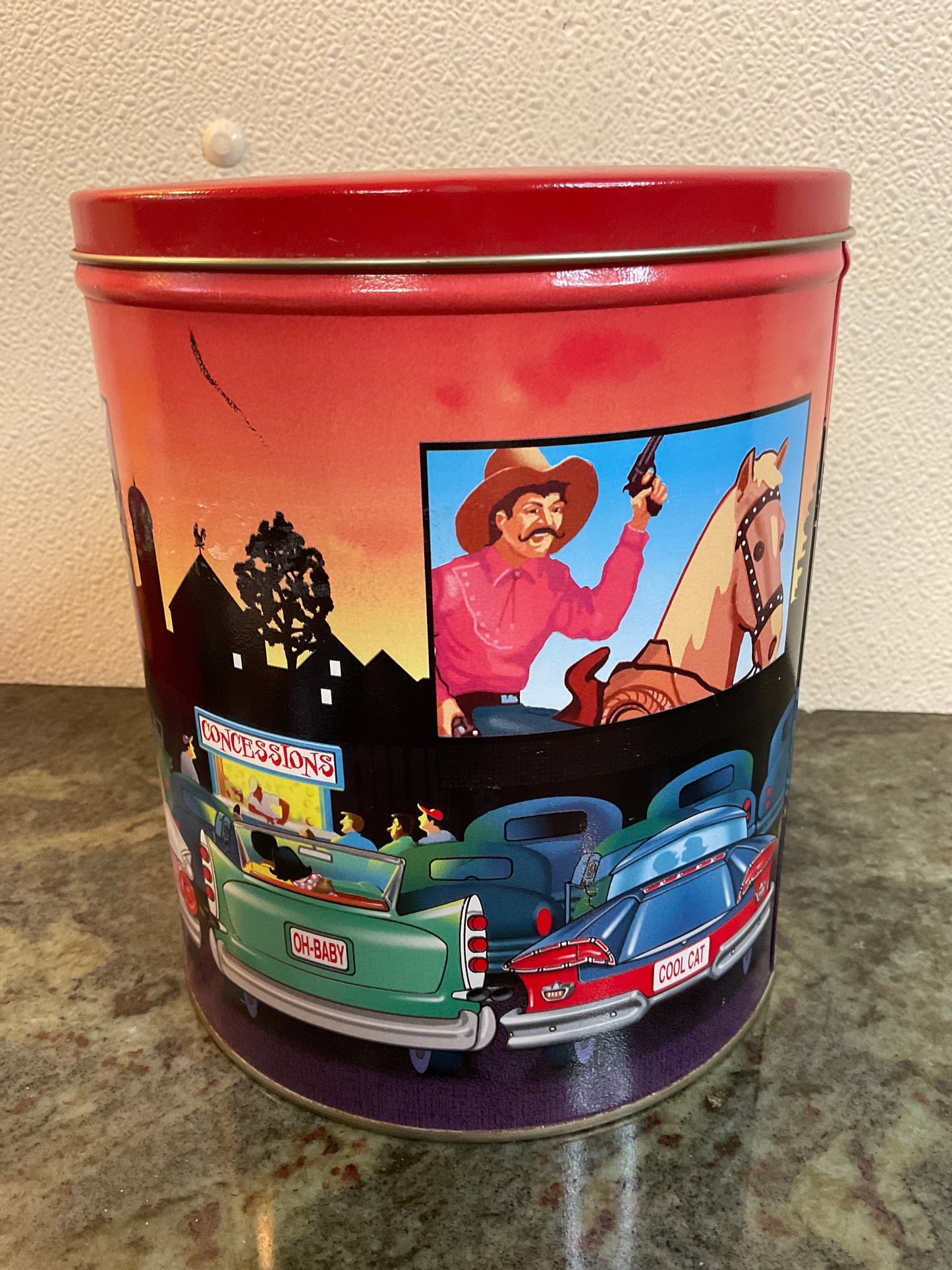 Trail’s End Drive-In Popcorn Tin
