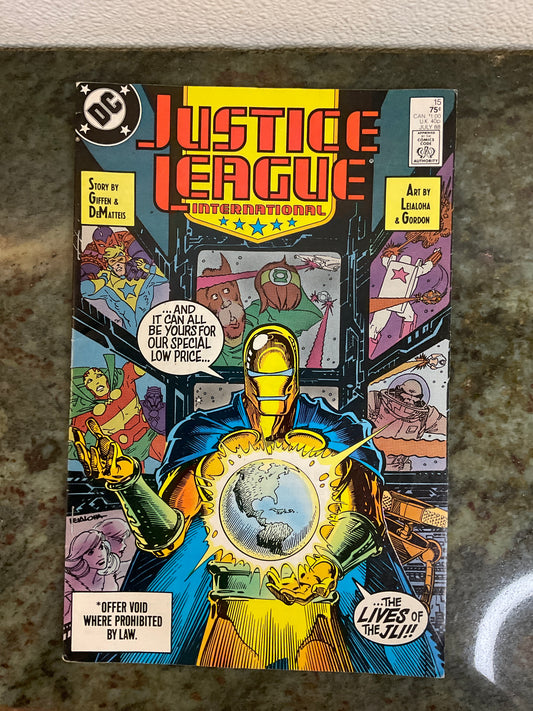 Comic Book 1988 Justice League International