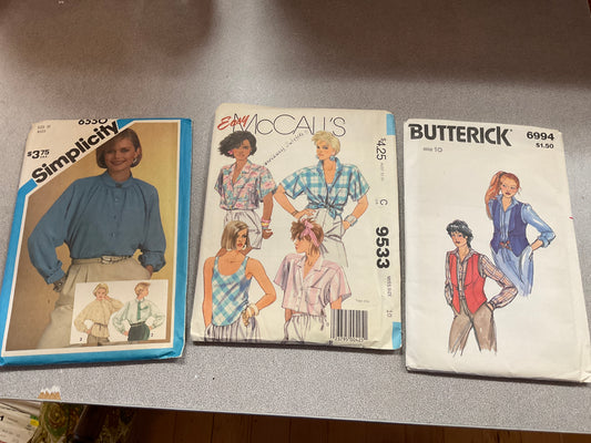 Bundle of 3 Sewing Patterns