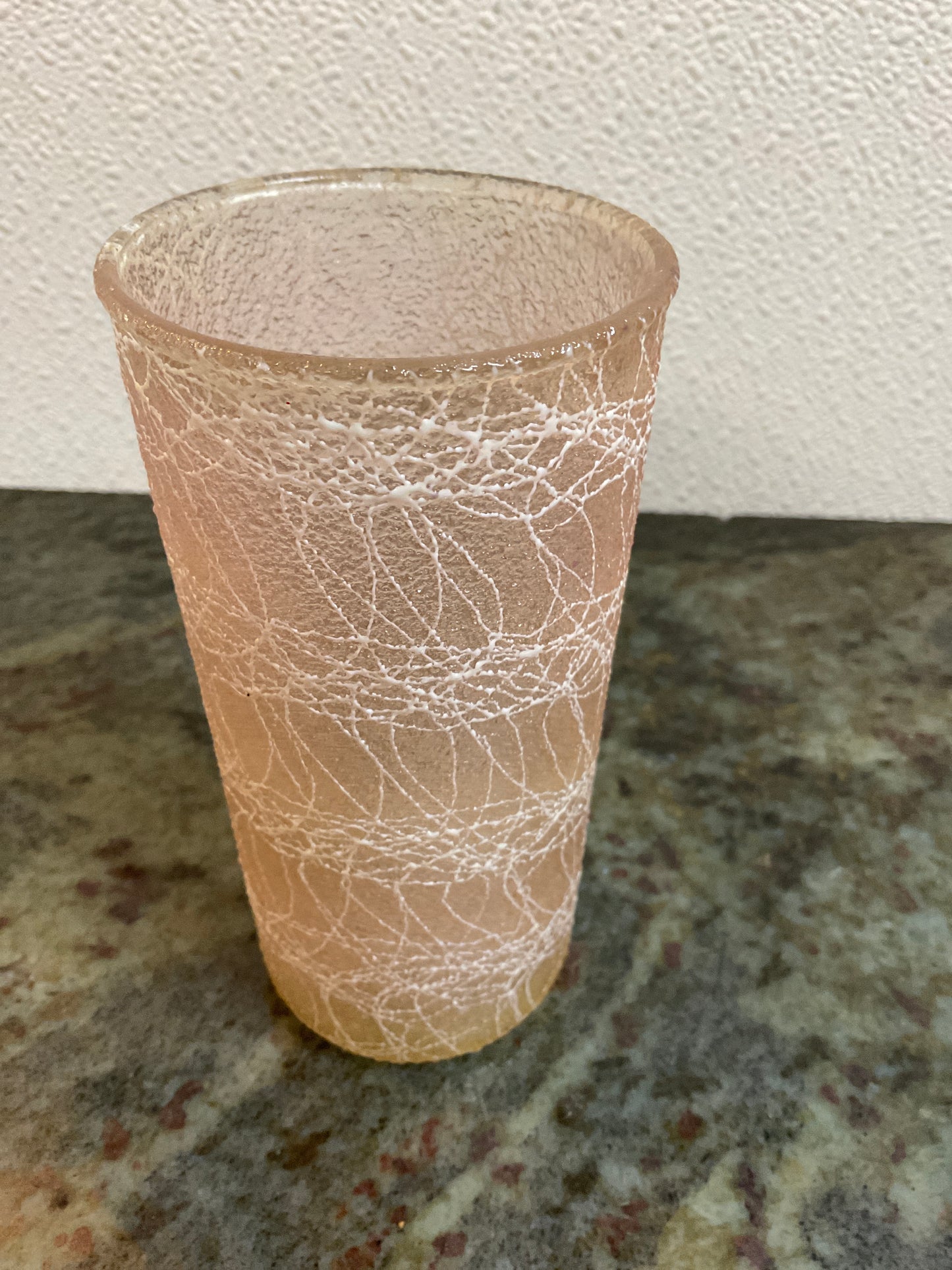 Vintage Spaghetti Rubber Glass