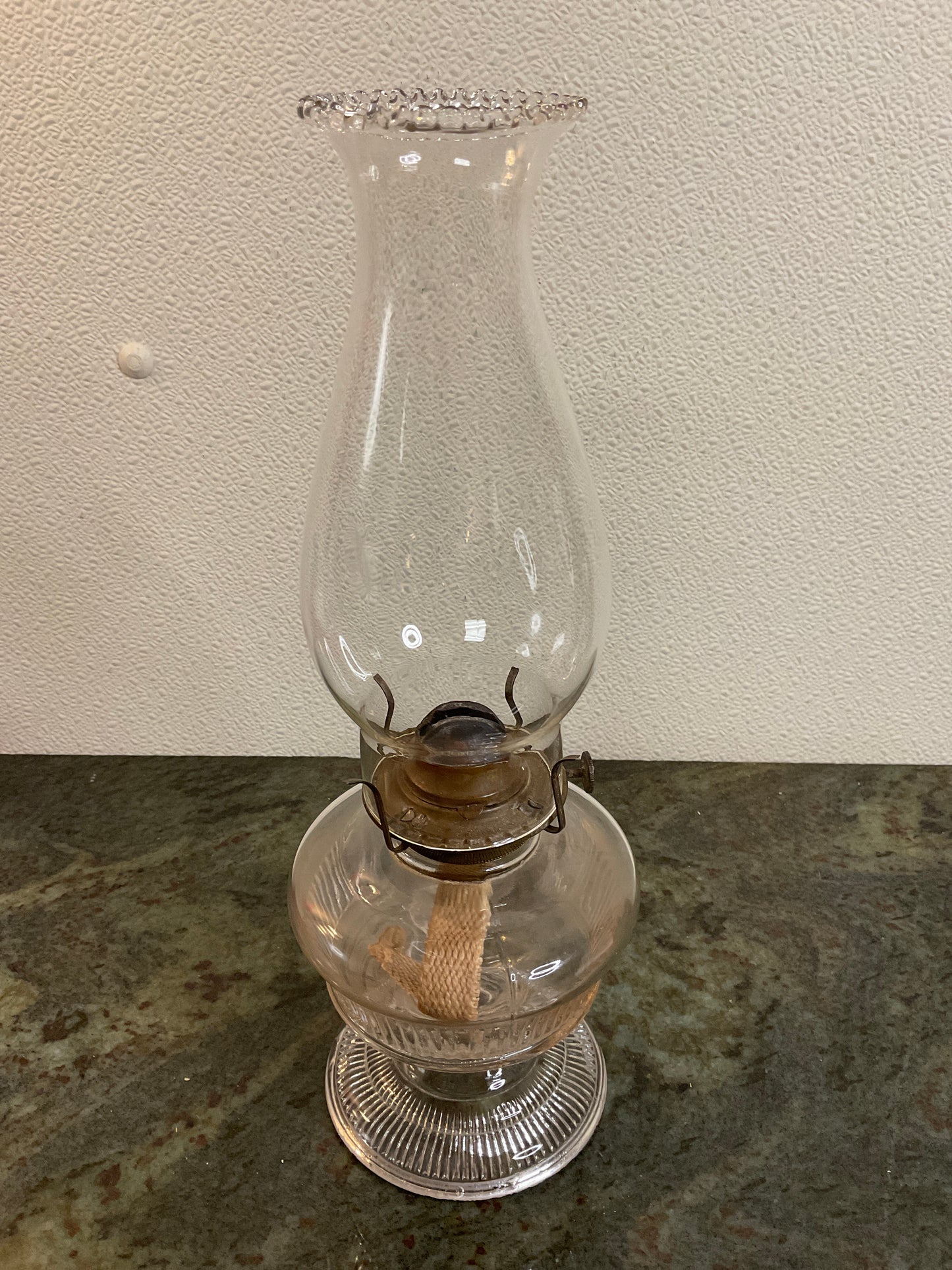 Antique	 Finger Oil Lamp