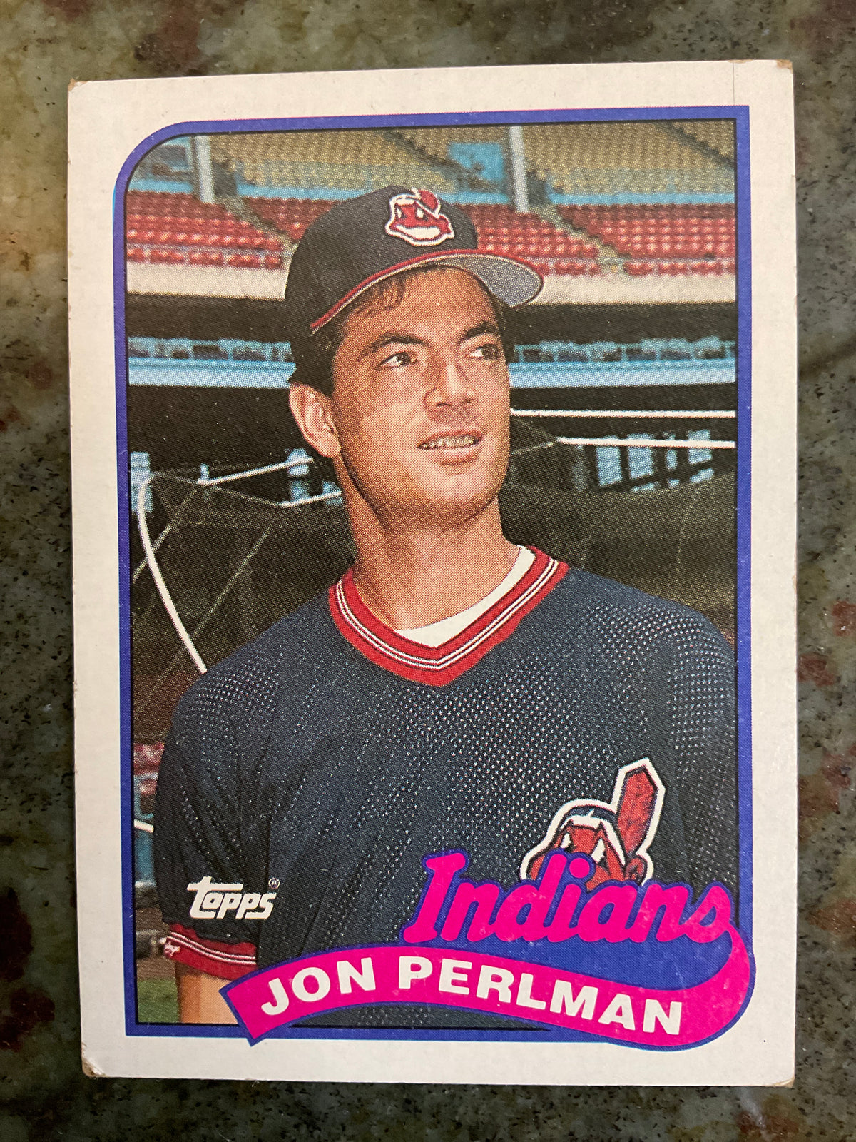 Jon Perlman 1989 Topps Baseball Card