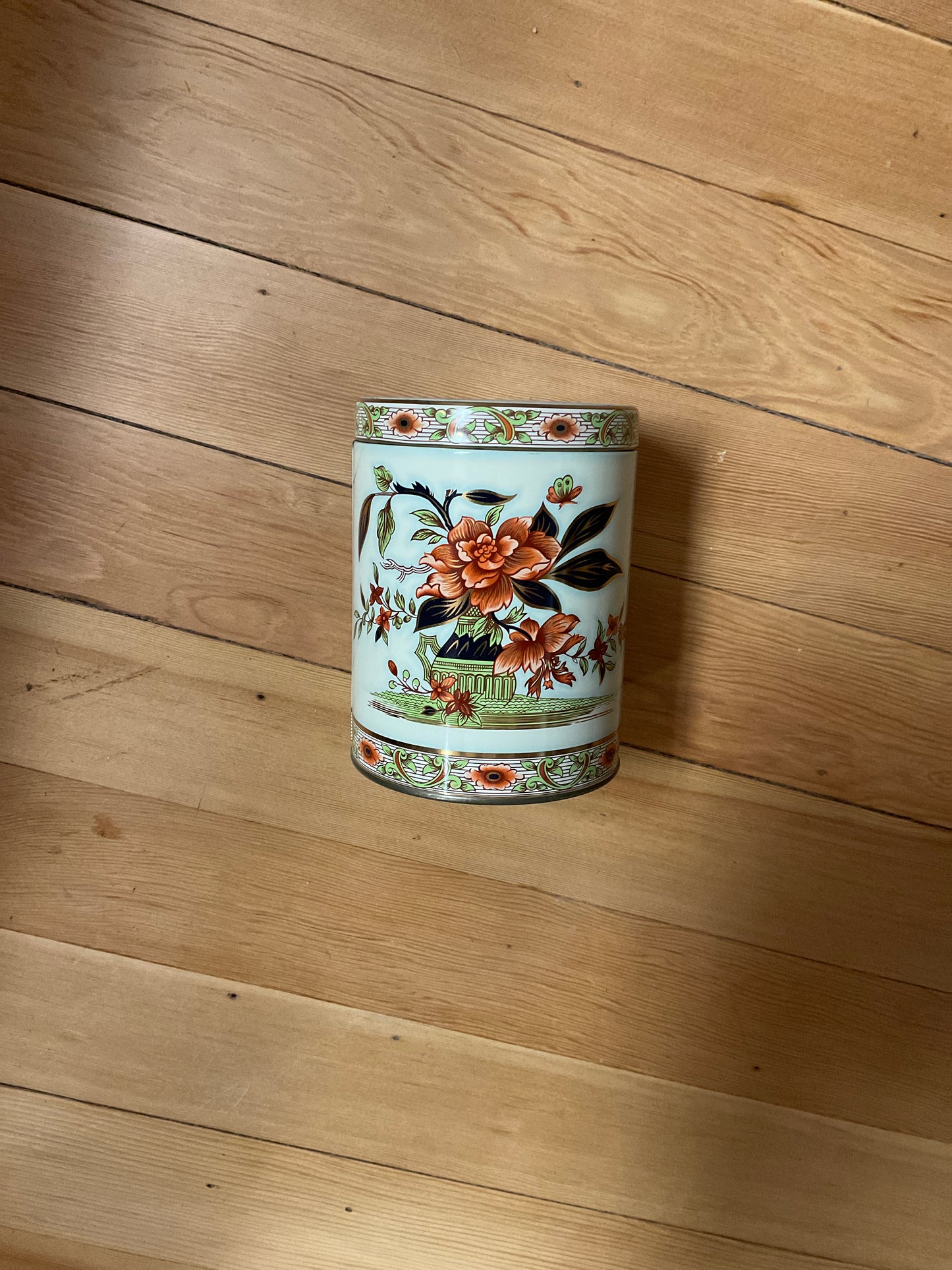 Daher Floral Tea Tin Made in England