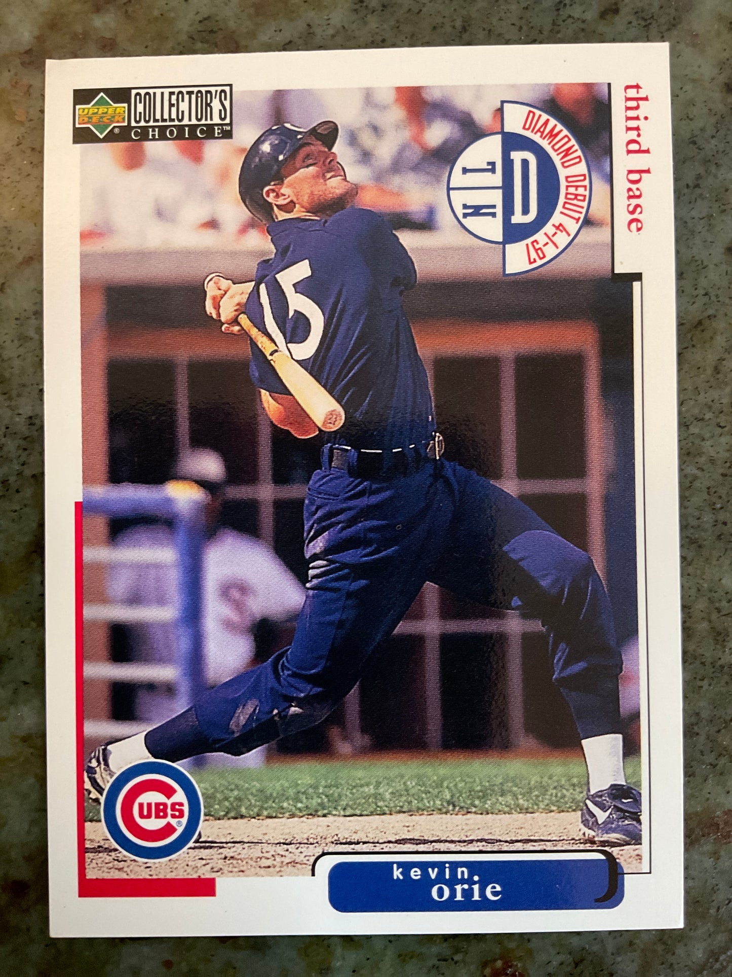 1998 Upper Deck Collector’s Choice Kevin Orie Baseball Card