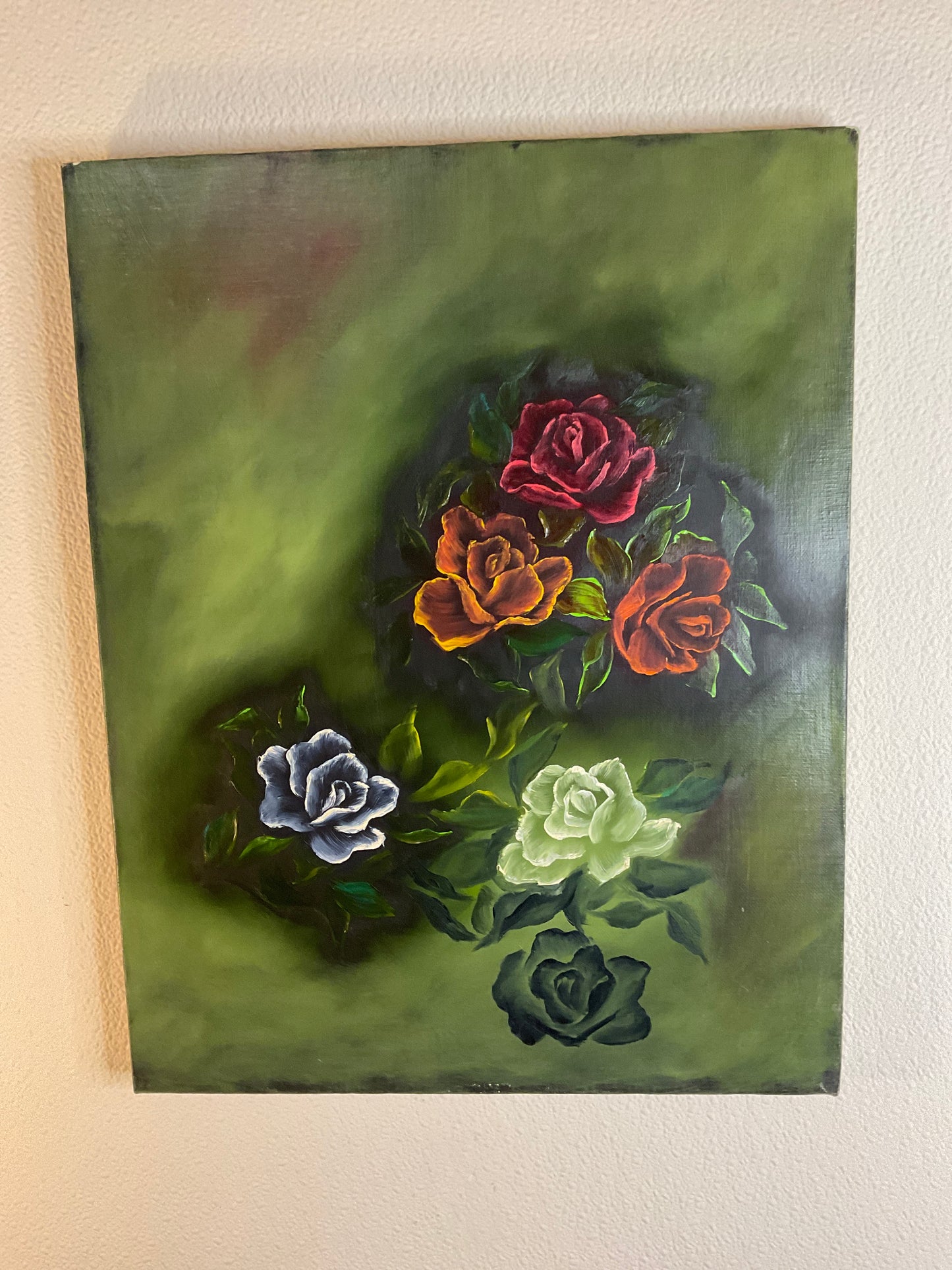 Vintage Rose Canvas Picture
