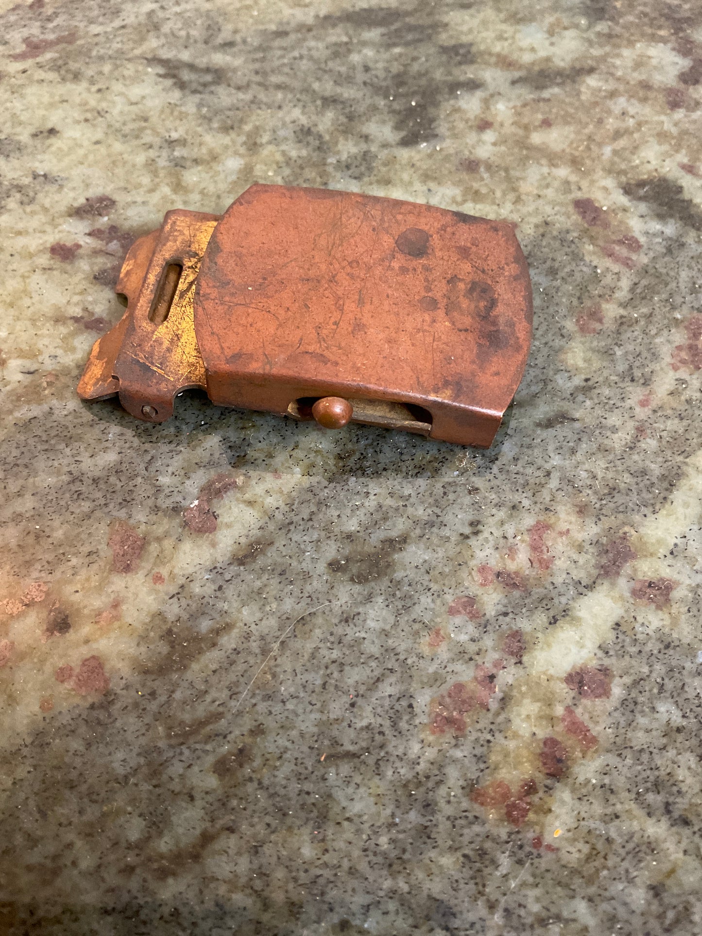 Vintage Solid Brass Belt Buckle