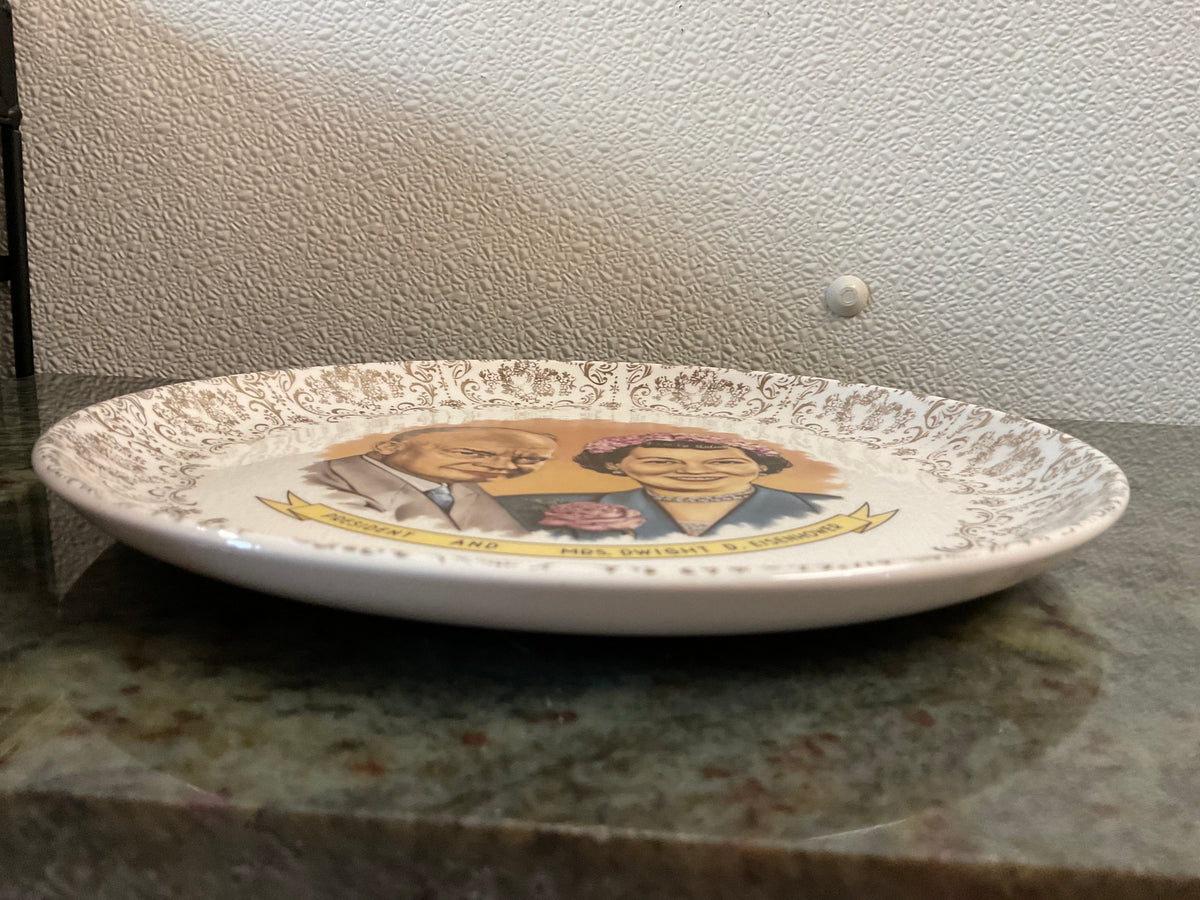 President & Mrs. Dwight D Eisenhower Plate