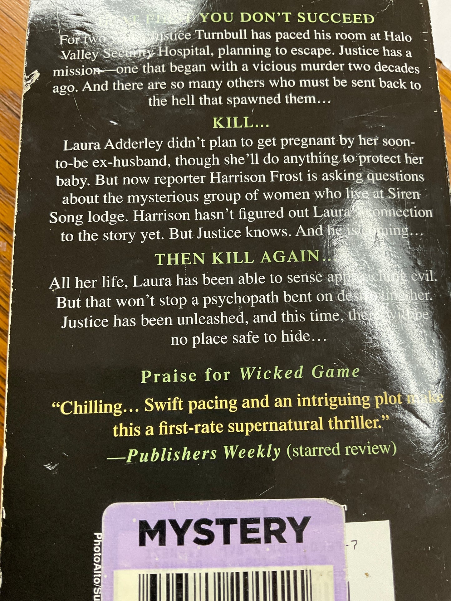 Book.  Wicked Lies