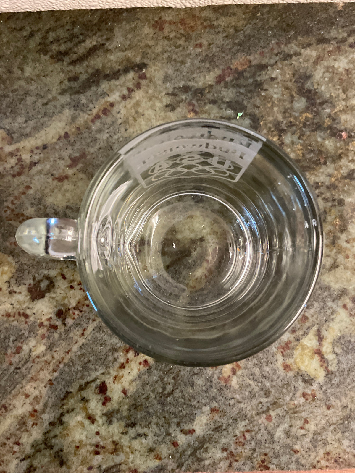 Budweiser USA Clear Beer Mug