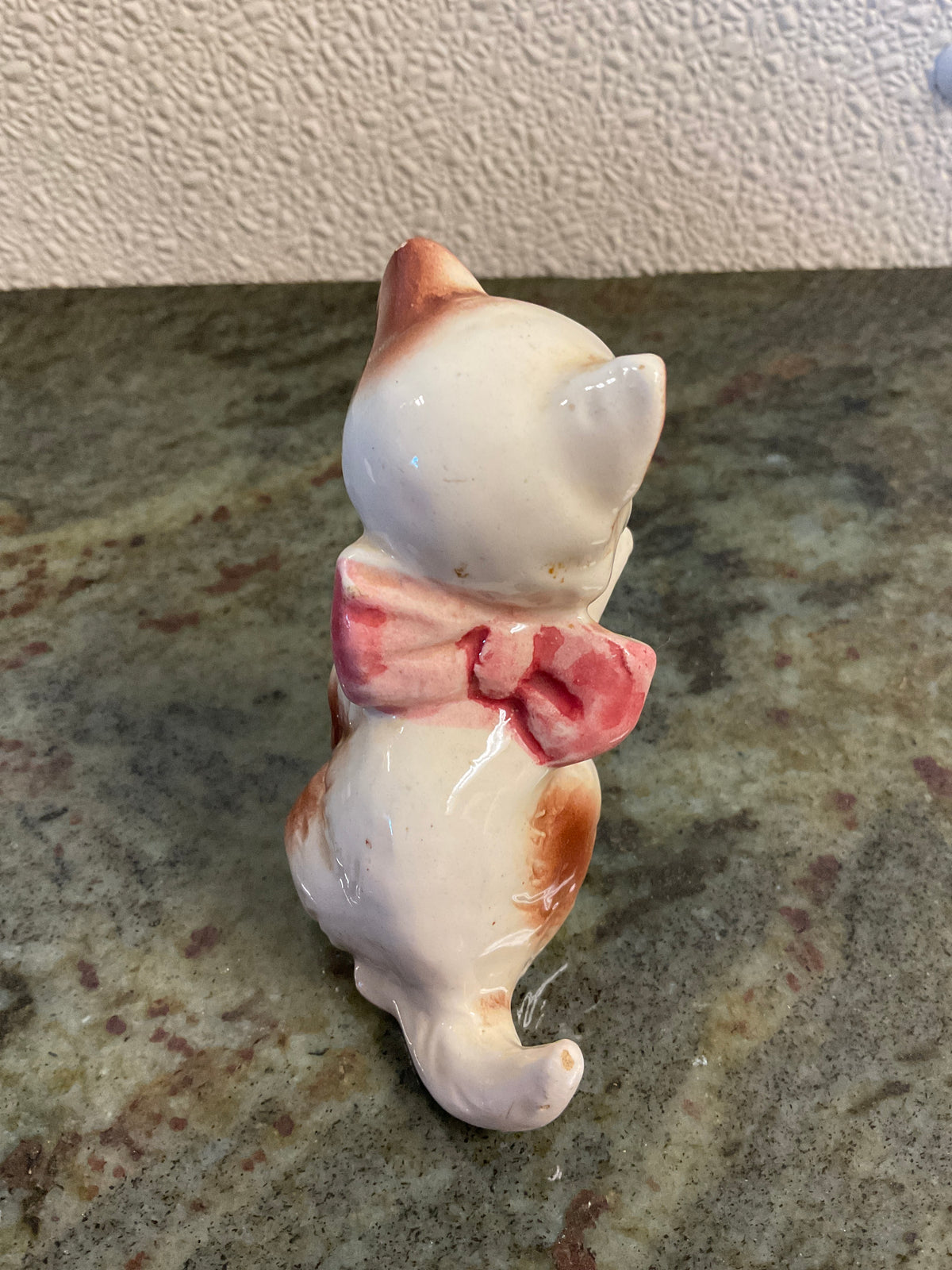 Vintage Japanese Ceramic Kitten Figurine