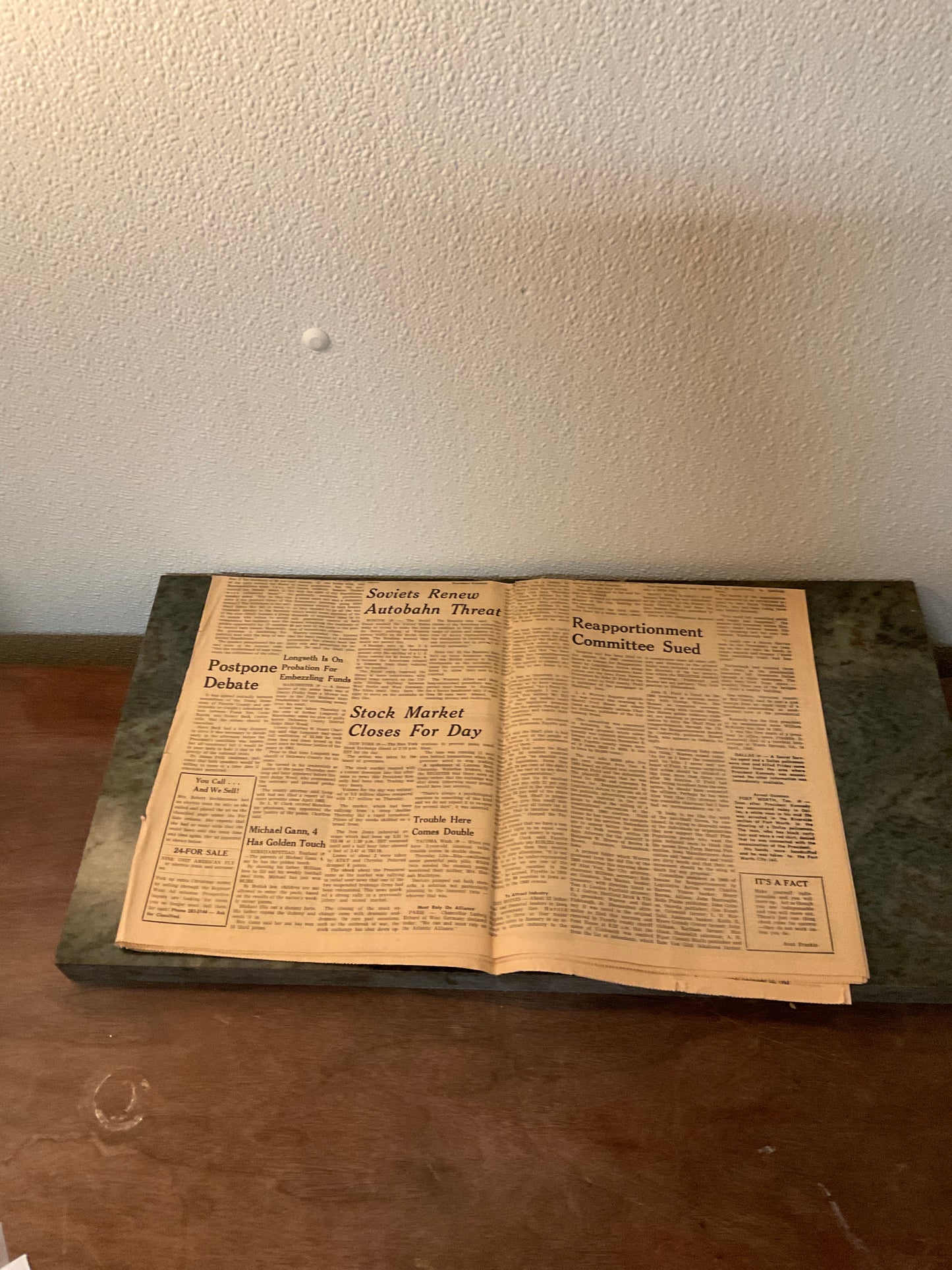 The Oelwein Daily Register November 22 1963 President Kennedy Assassinated